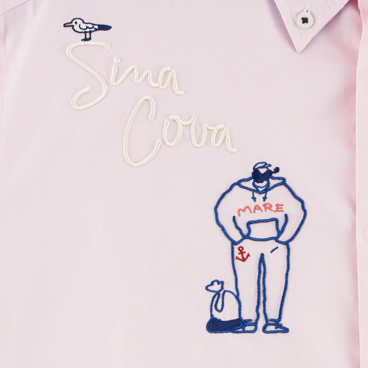 Short -sleeved button down shirt 22124520