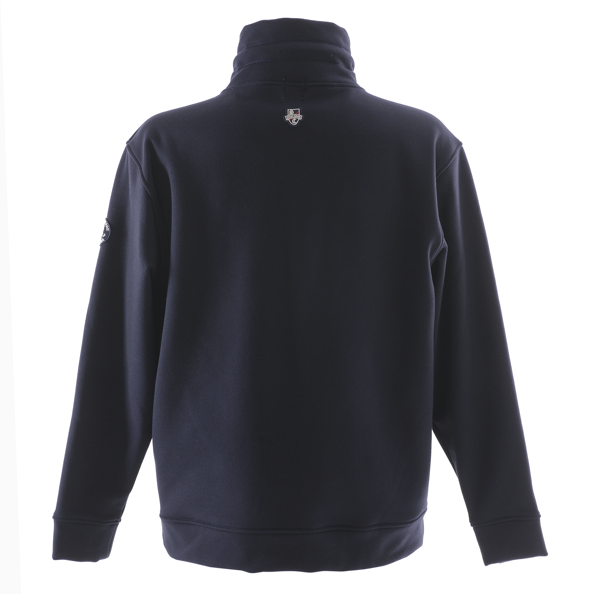 【公式】シナコバ (SINA COVA) ハイネックプルオーバー 23210080 ネイビーの背面