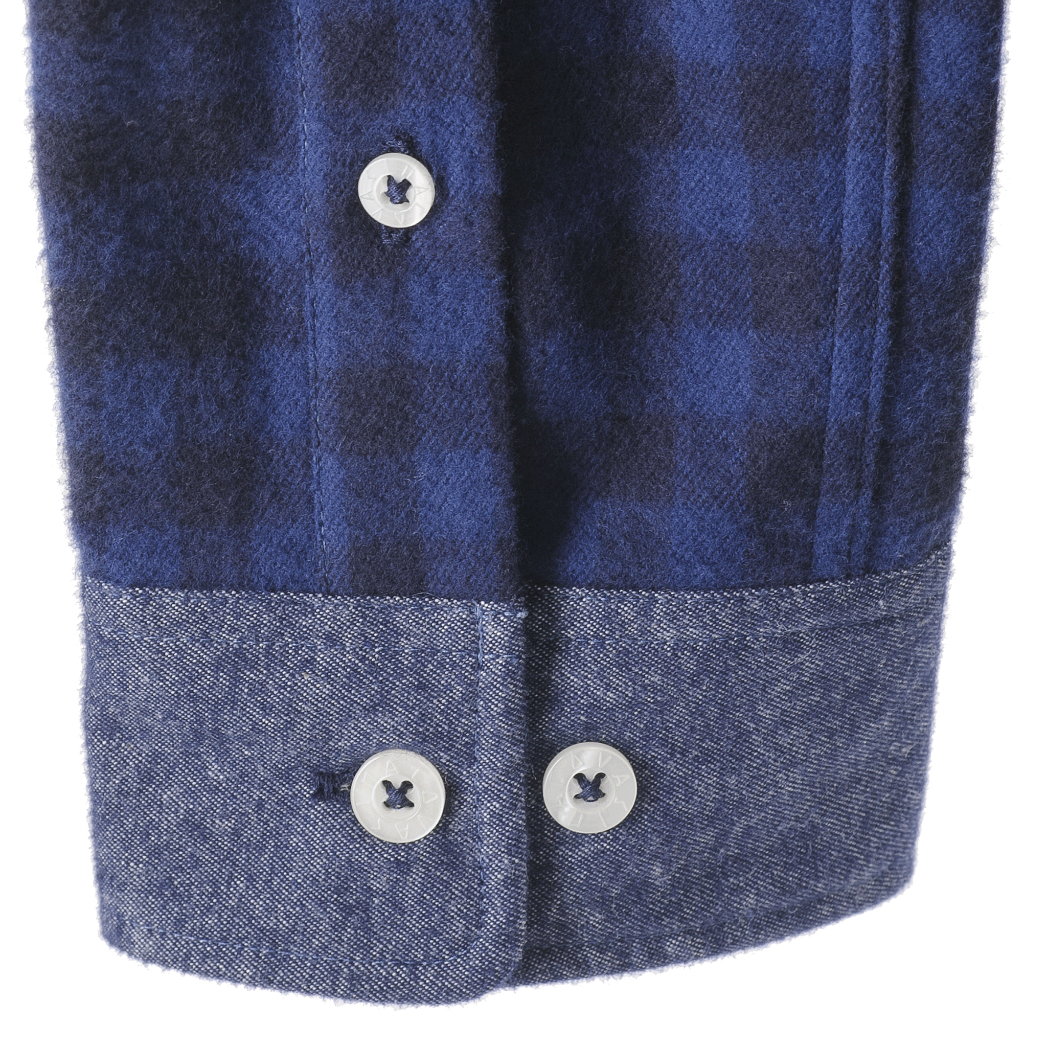 クレイジーパターンチェック柄長袖ボタンダウンシャツ 23224040