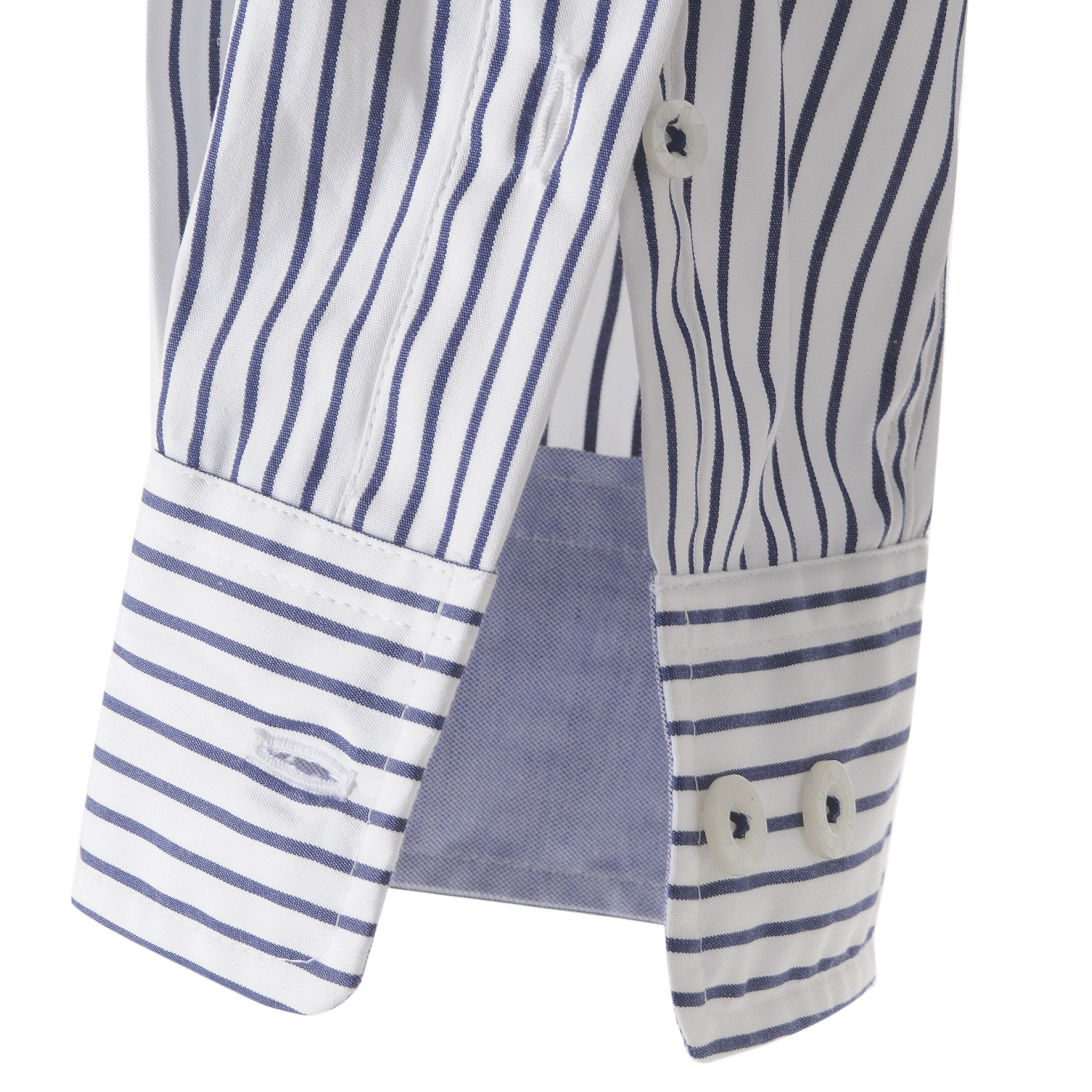 長袖ストライプボタンダウンシャツ 23214010