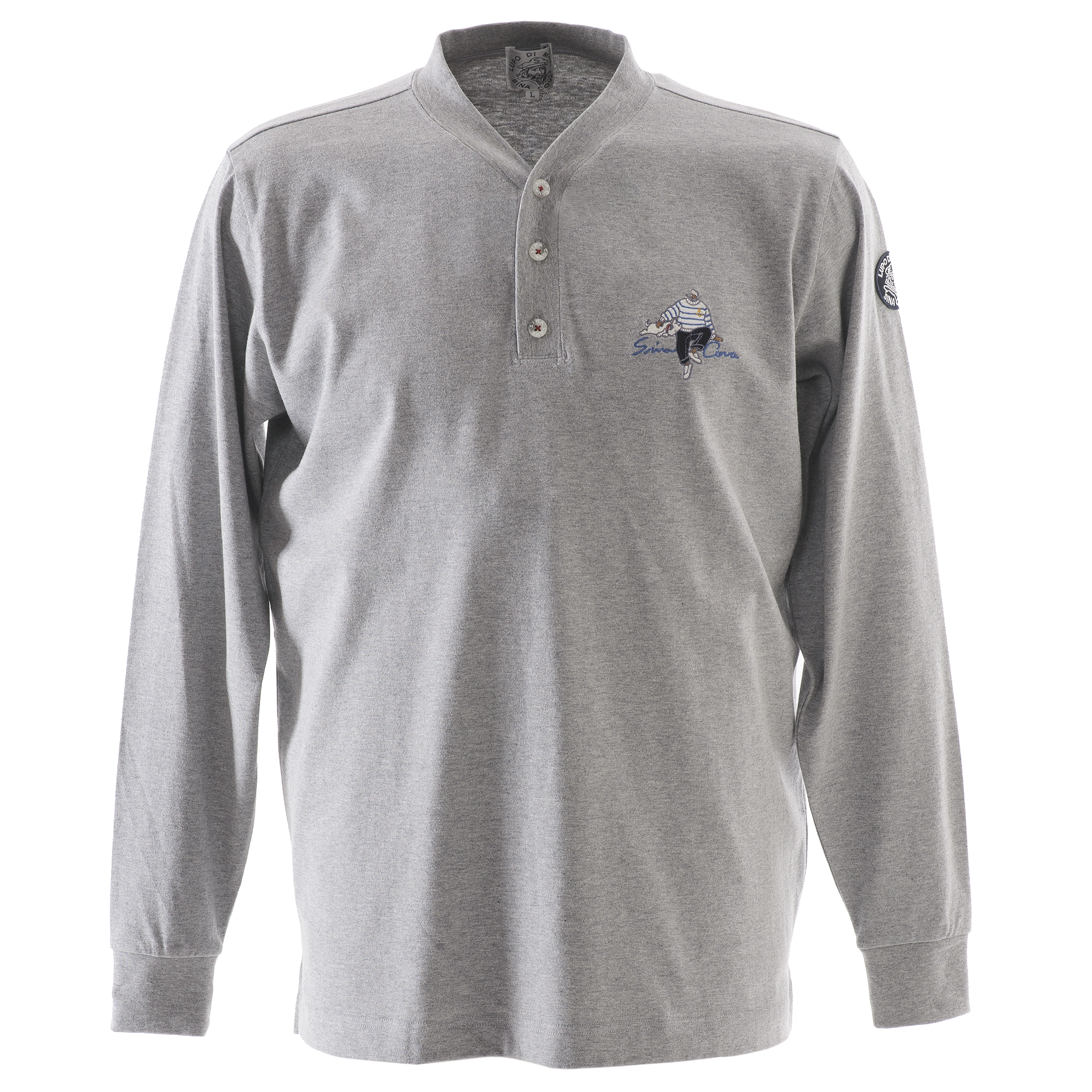 ヘンリーネック長袖Tシャツ 23220010