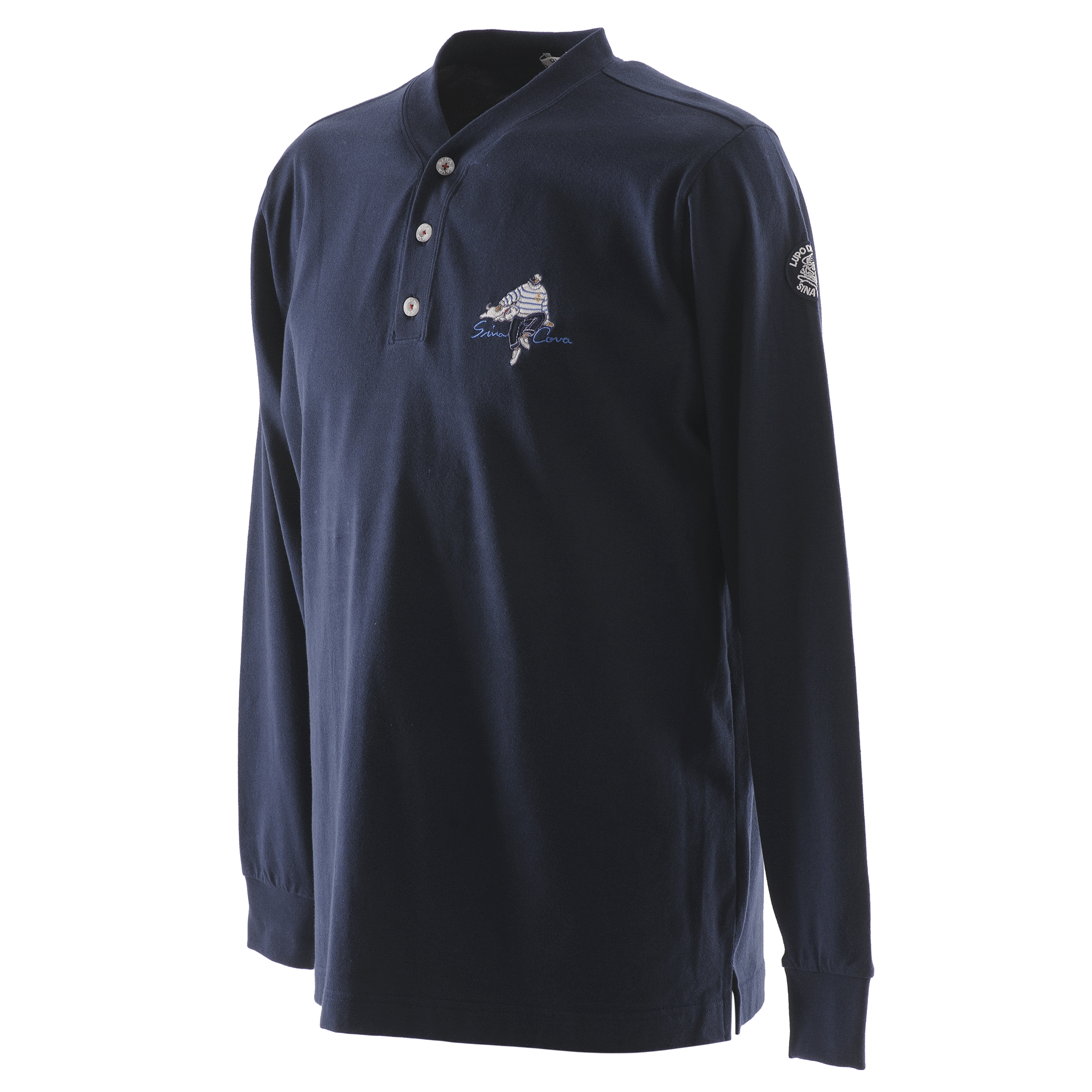 ヘンリーネック長袖Tシャツ 23220010