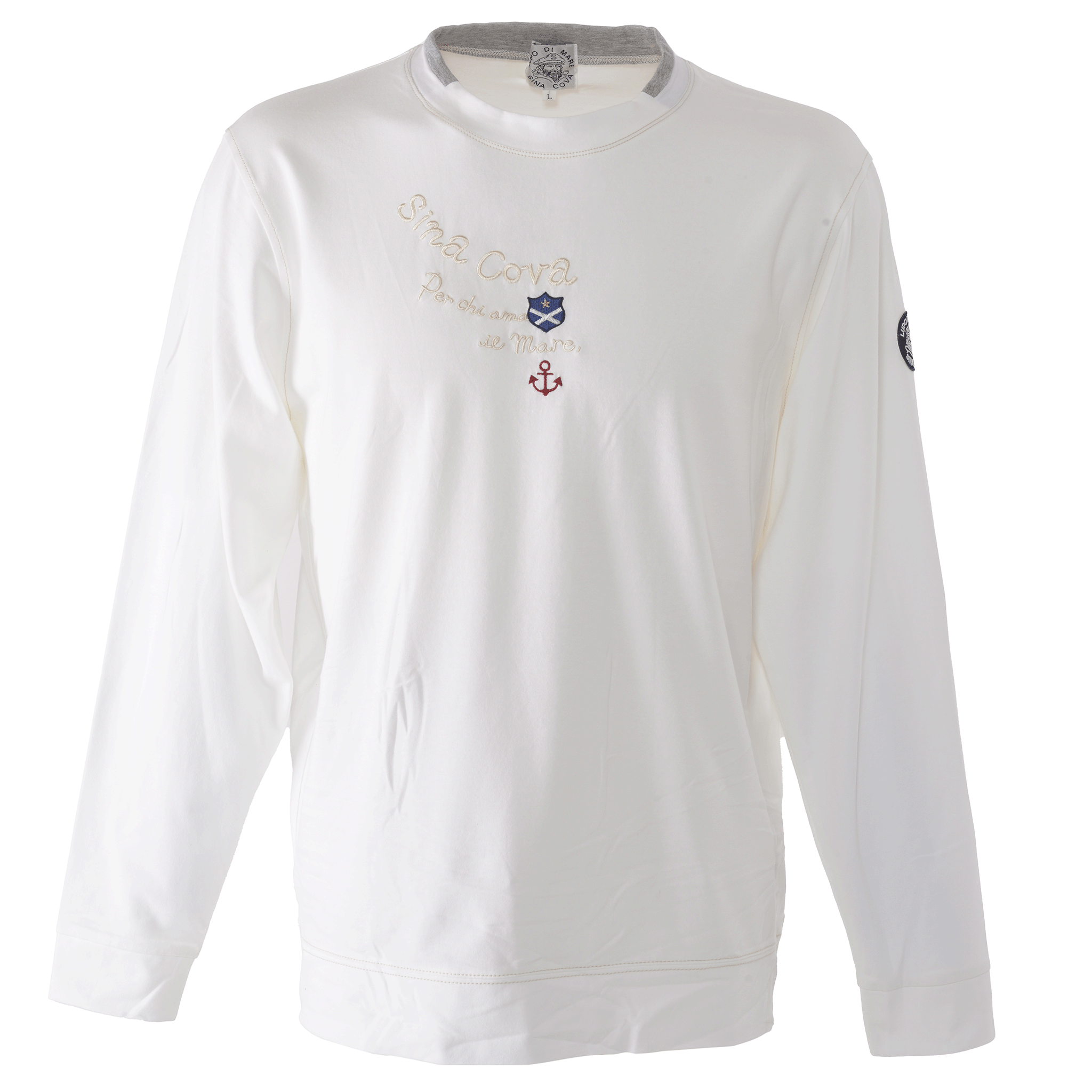 モックネック長袖Tシャツ ユニセックス(男女兼用) 24110010