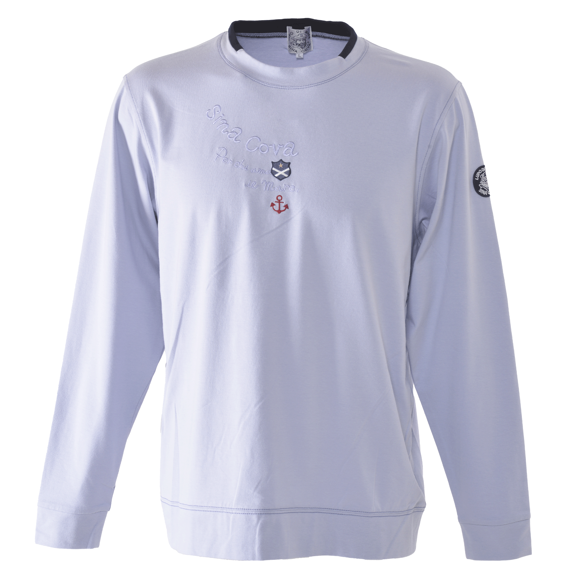 モックネック長袖Tシャツ ユニセックス(男女兼用) 24110010