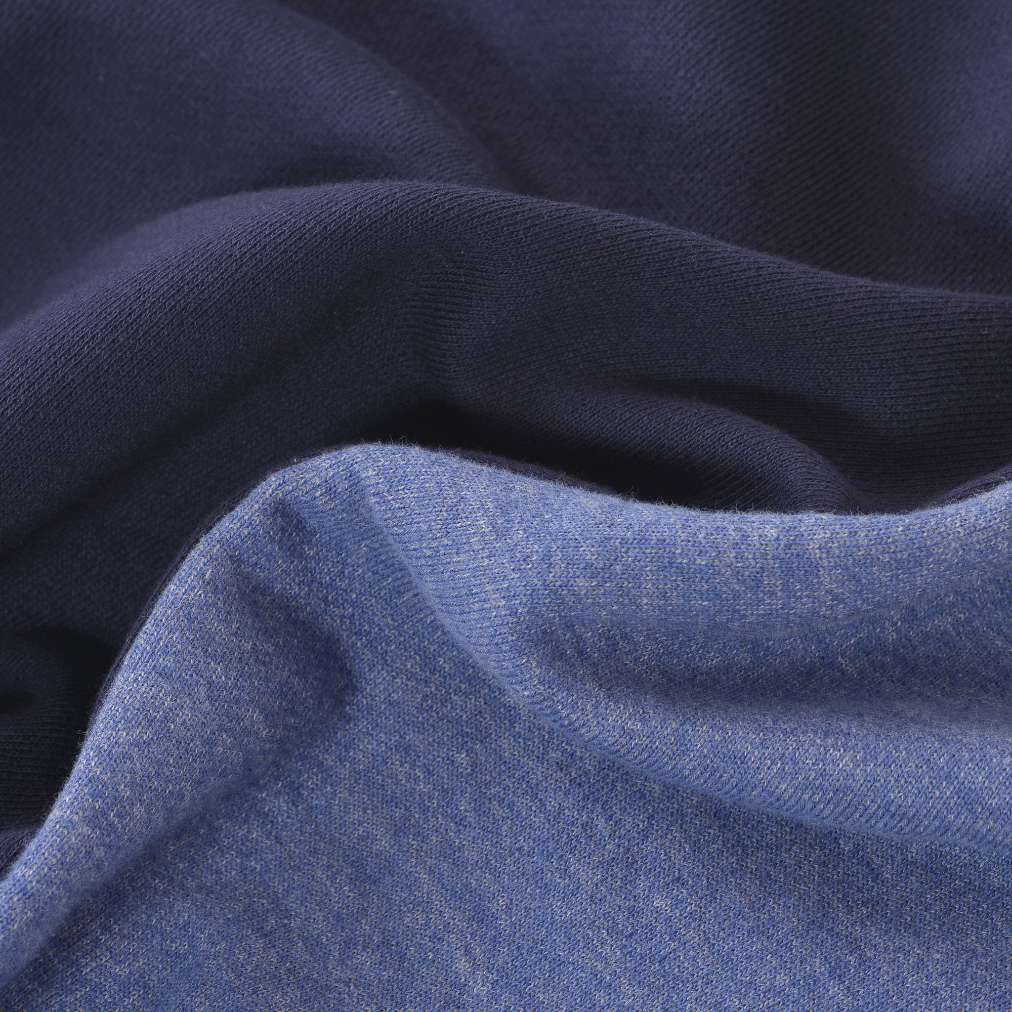 【公式】シナコバ(SINA COVA)クルーネックトレーナー 24220040 ブルーの素材感