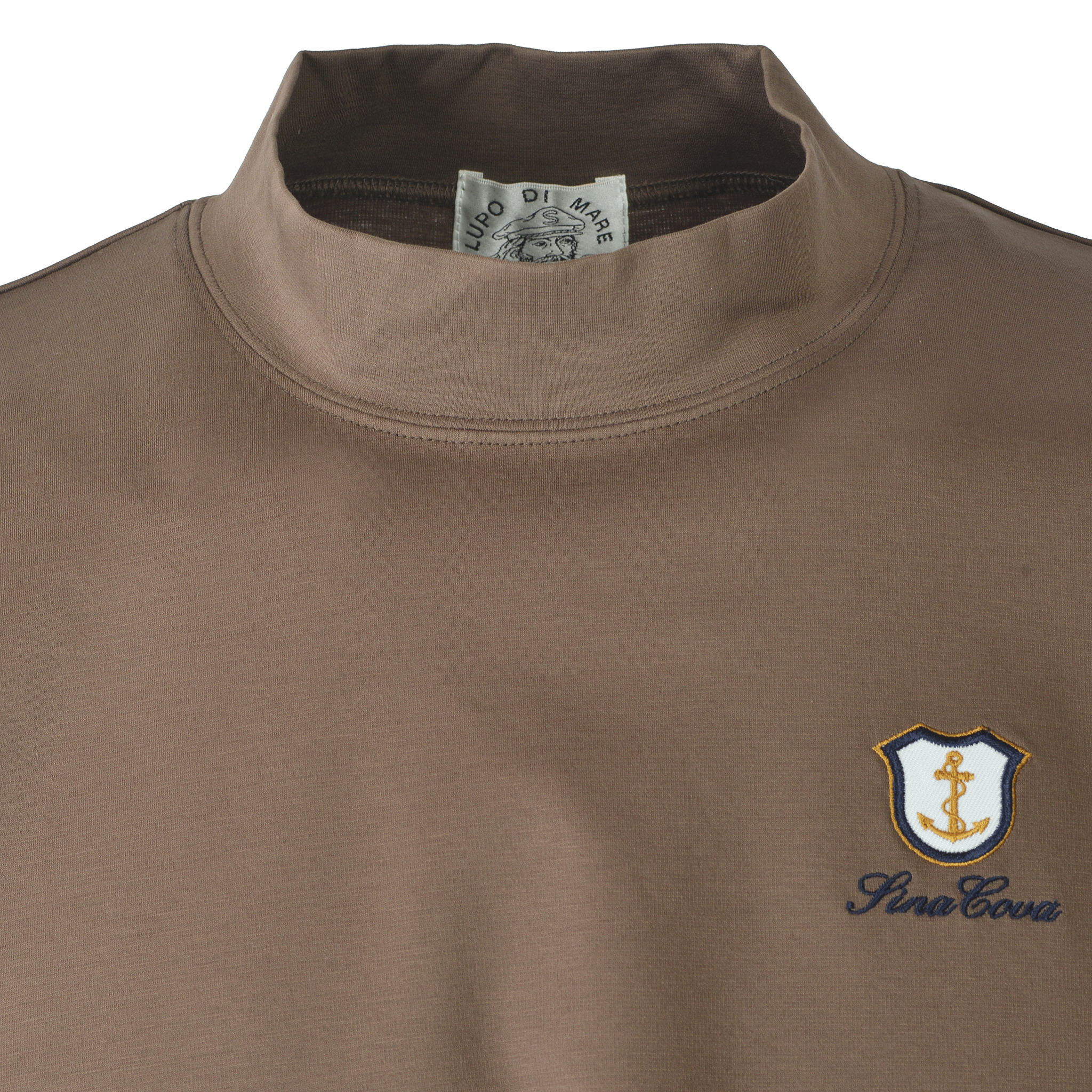 Half-sleeve mock neck T-shirt 26130510