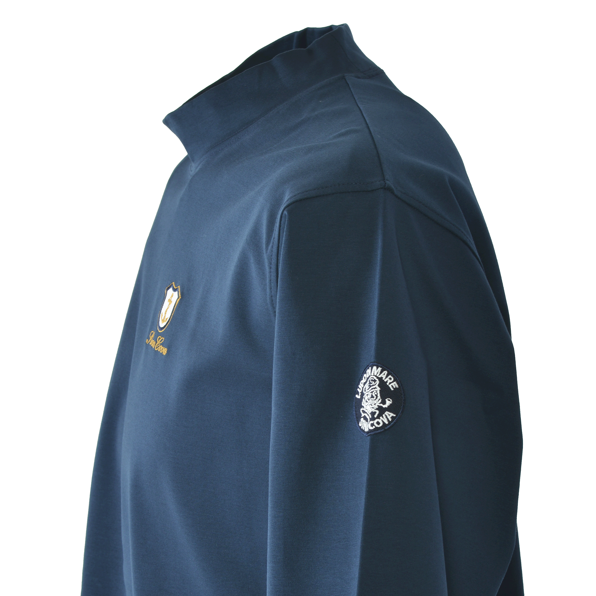 Half-sleeve mock neck T-shirt 26130510