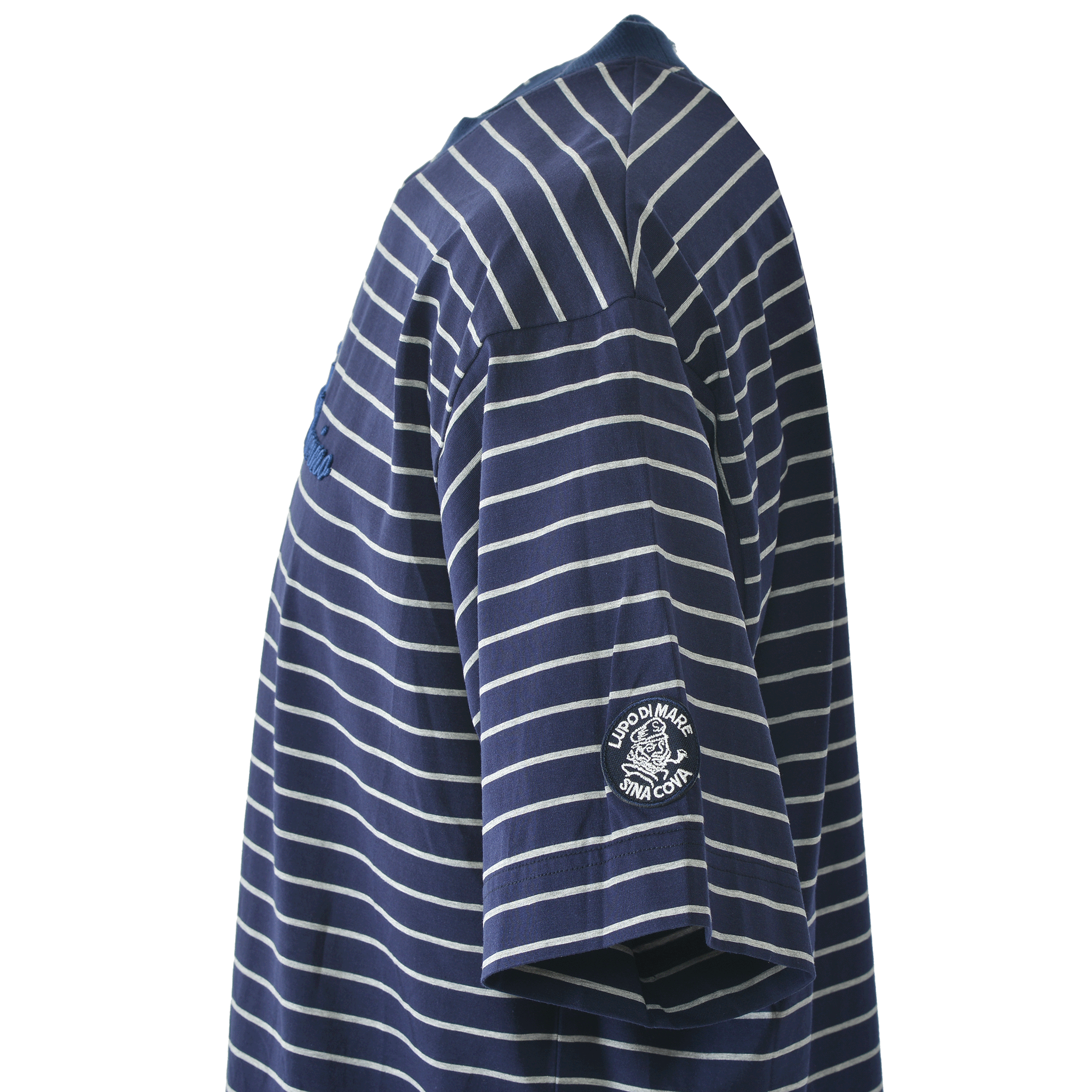 Striped drop shoulder T-shirt 26110570