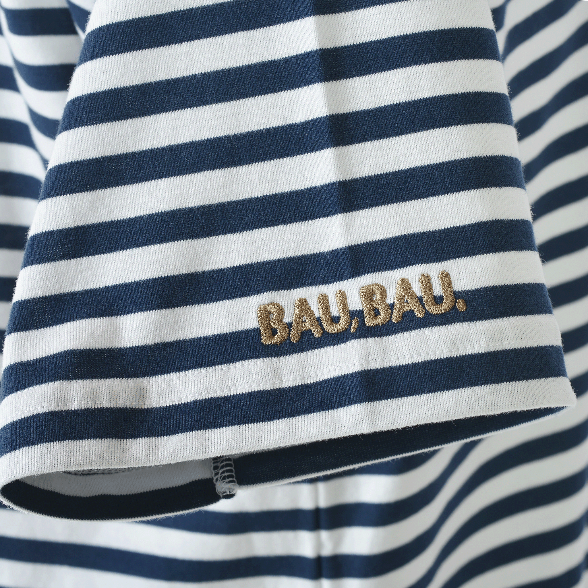 Striped short-sleeved T-shirt, unisex (unisex), 26120570
