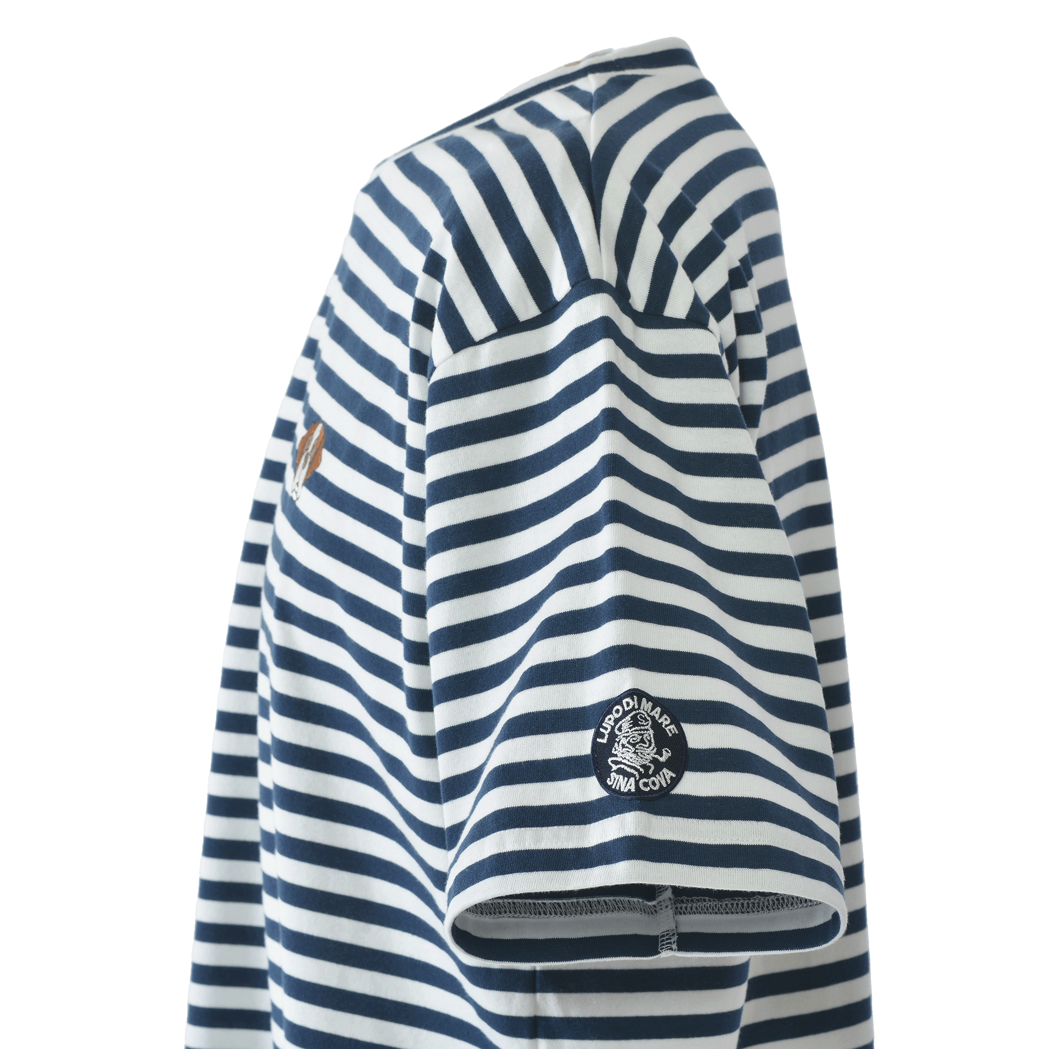 Striped short-sleeved T-shirt, unisex (unisex), 26120570