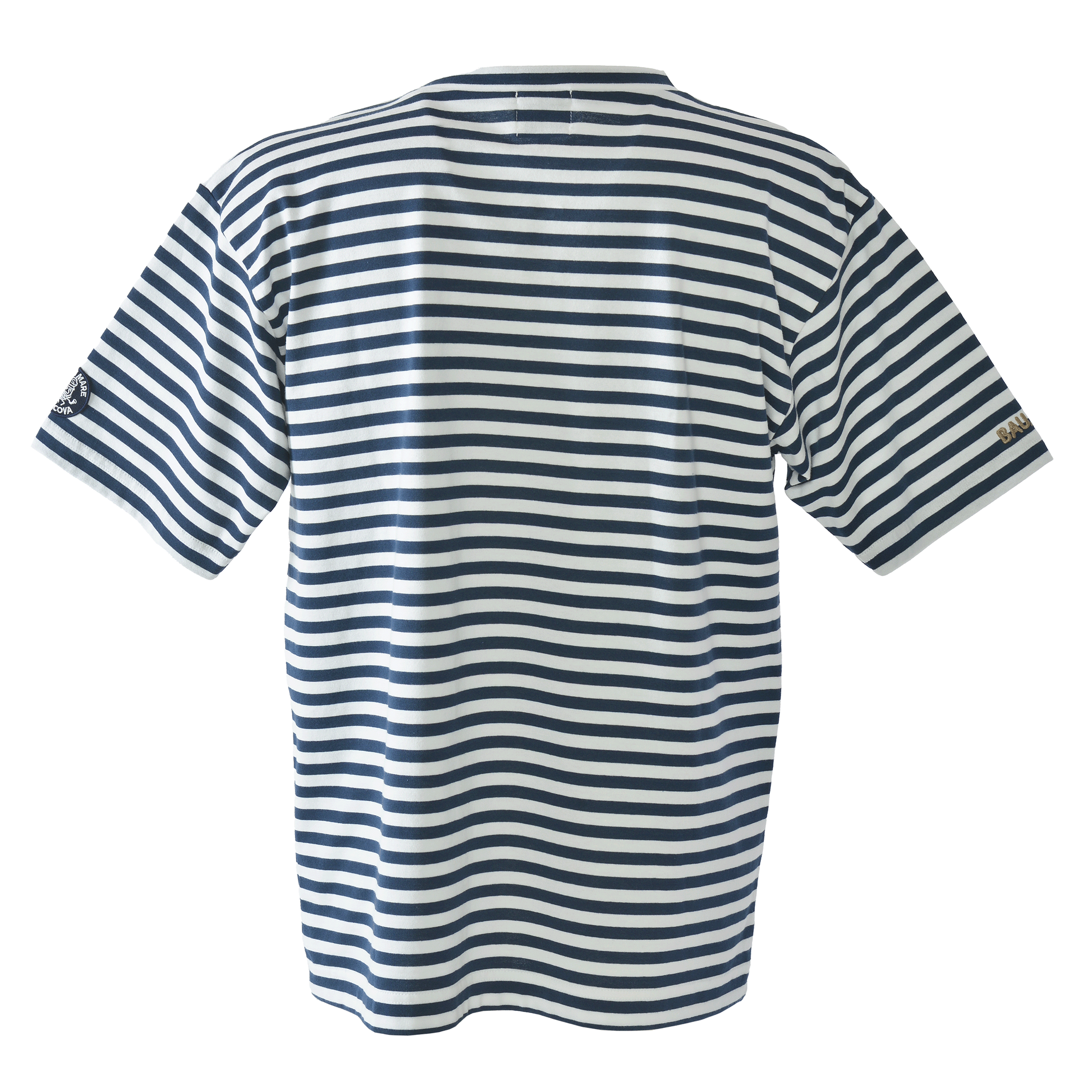 Striped short-sleeved T-shirt, unisex (unisex), 26120570
