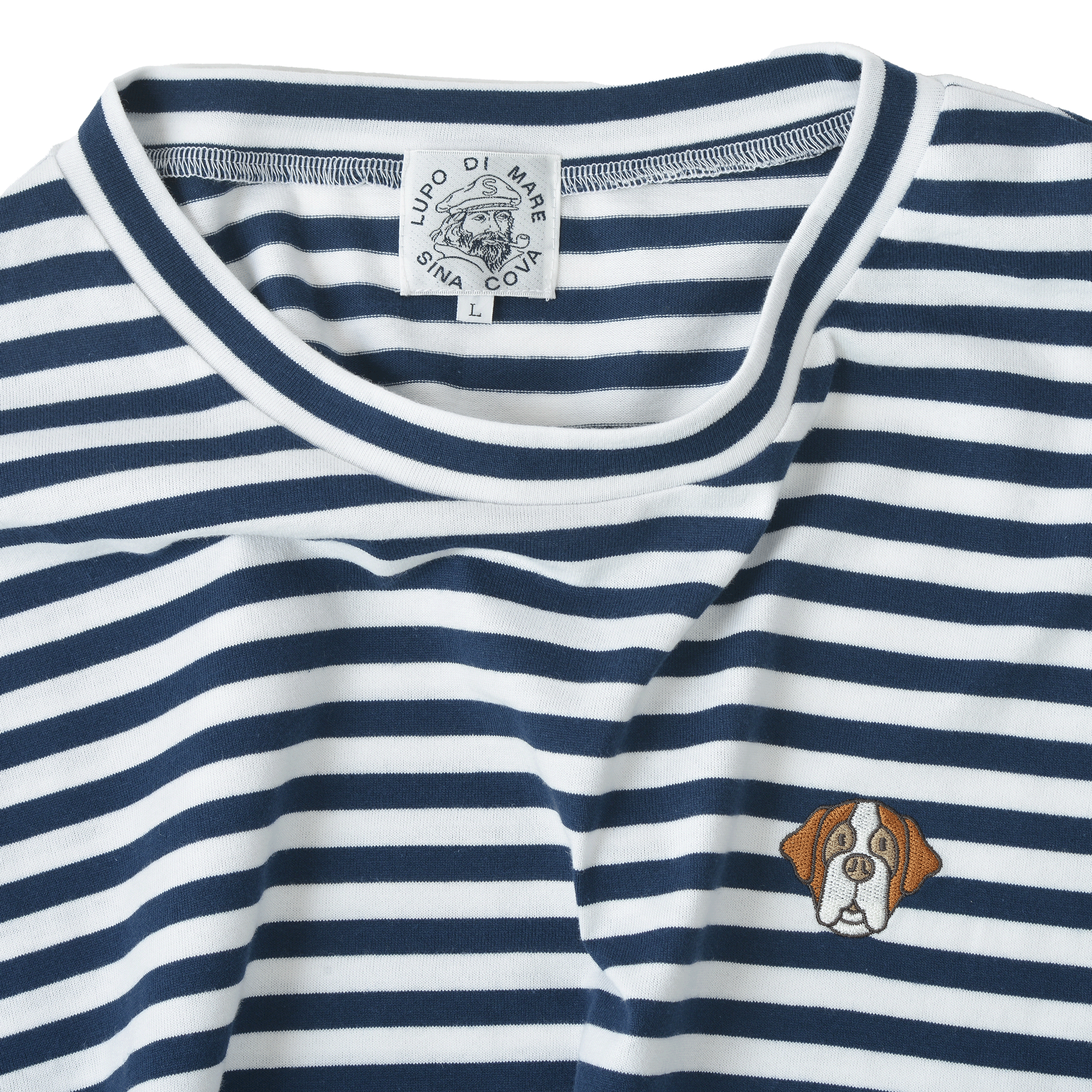 Striped short-sleeved T-shirt, unisex (unisex), 26120570