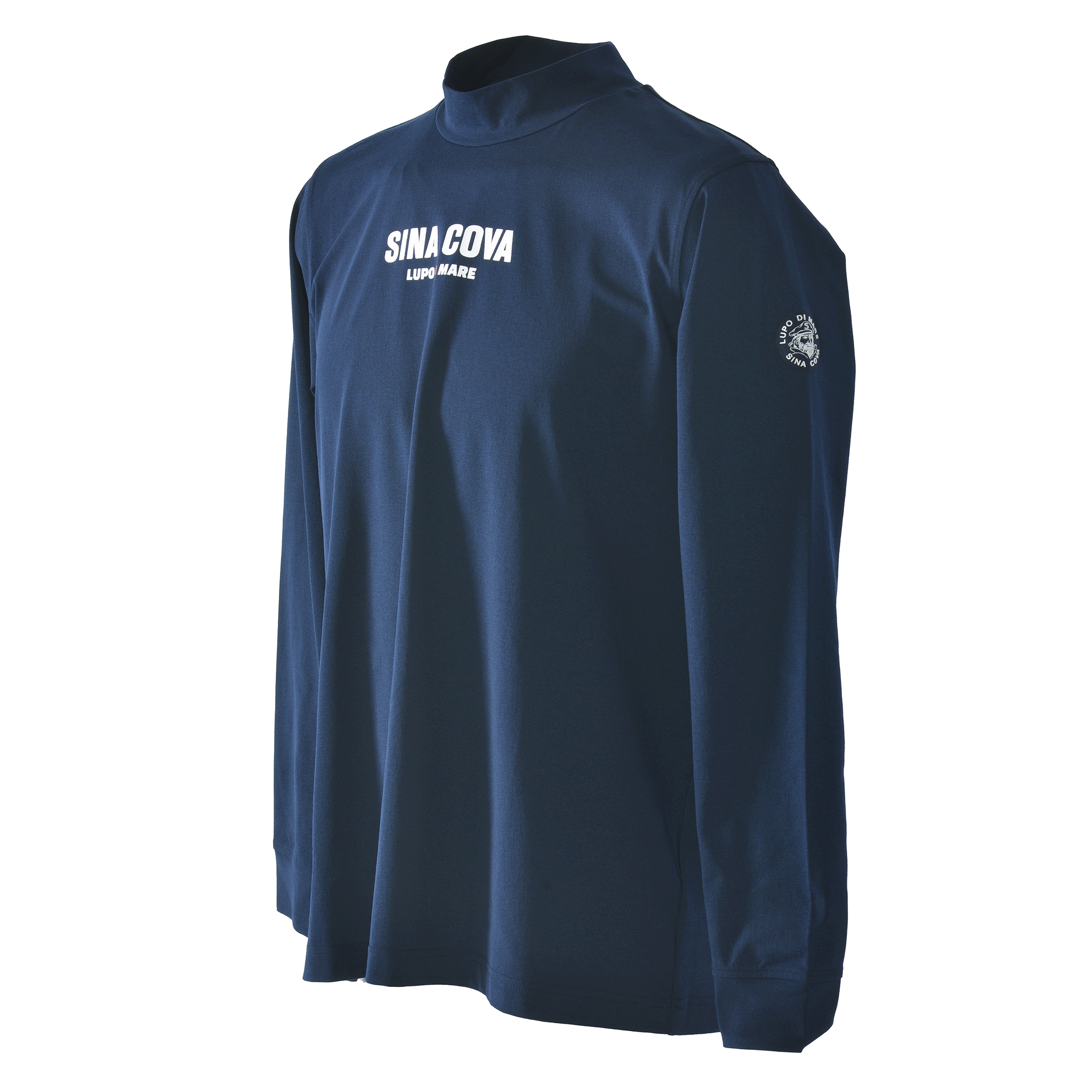 Long-sleeved mock neck T-shirt 26150010