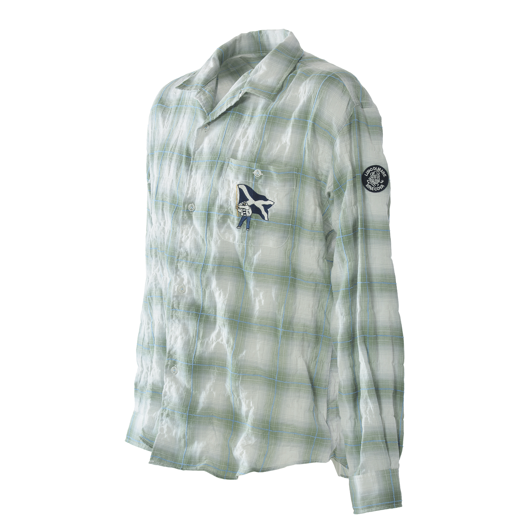 Long-sleeved open-collar shirt 26124030