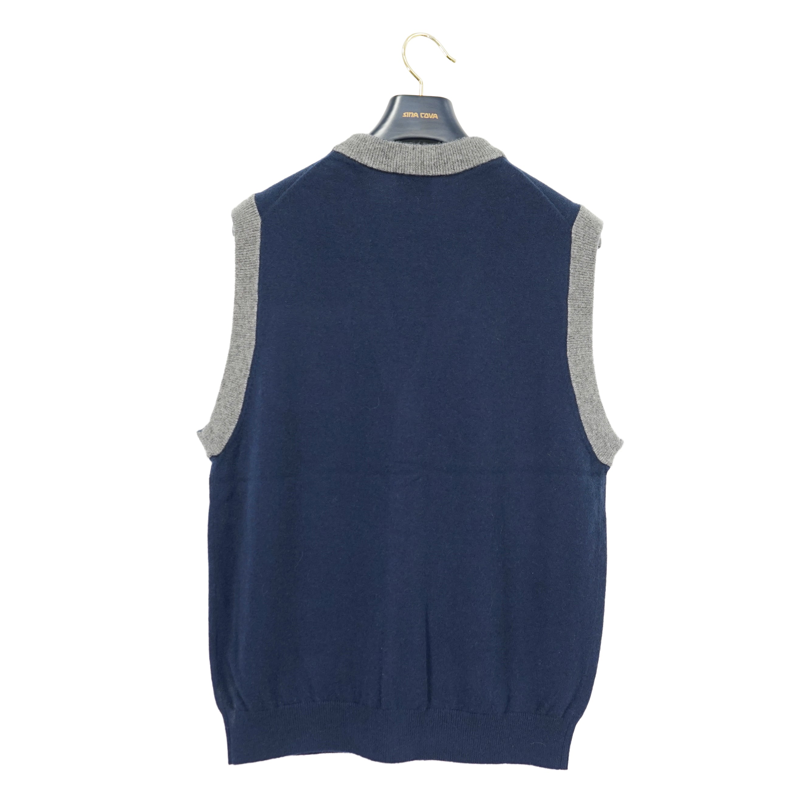 カシミヤ100% ニットベスト 25222518