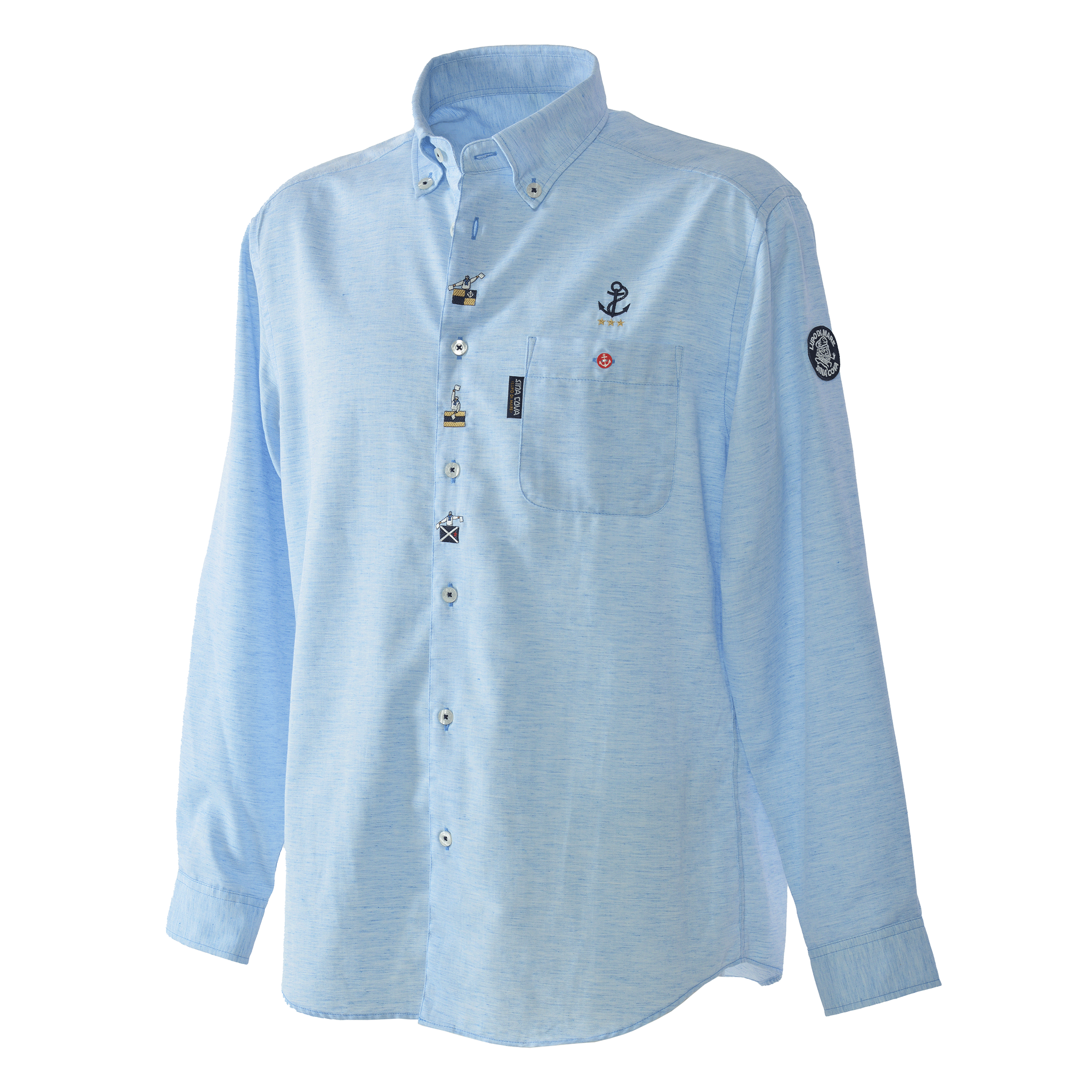 Long-sleeved button-down shirt 26214010