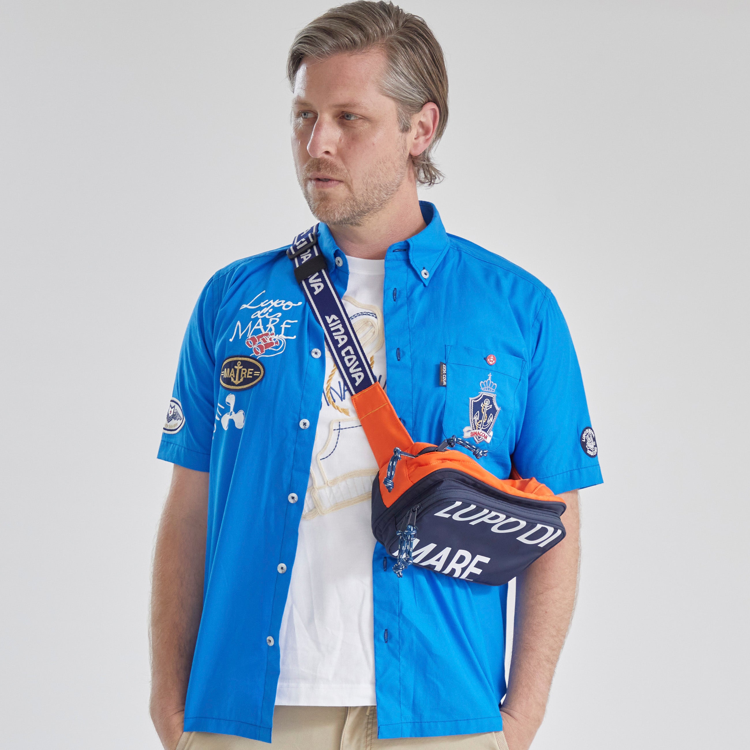 【アウトレット】シナコバ (SINA COVA) 半袖 ボタンダウンシャツ 22114530