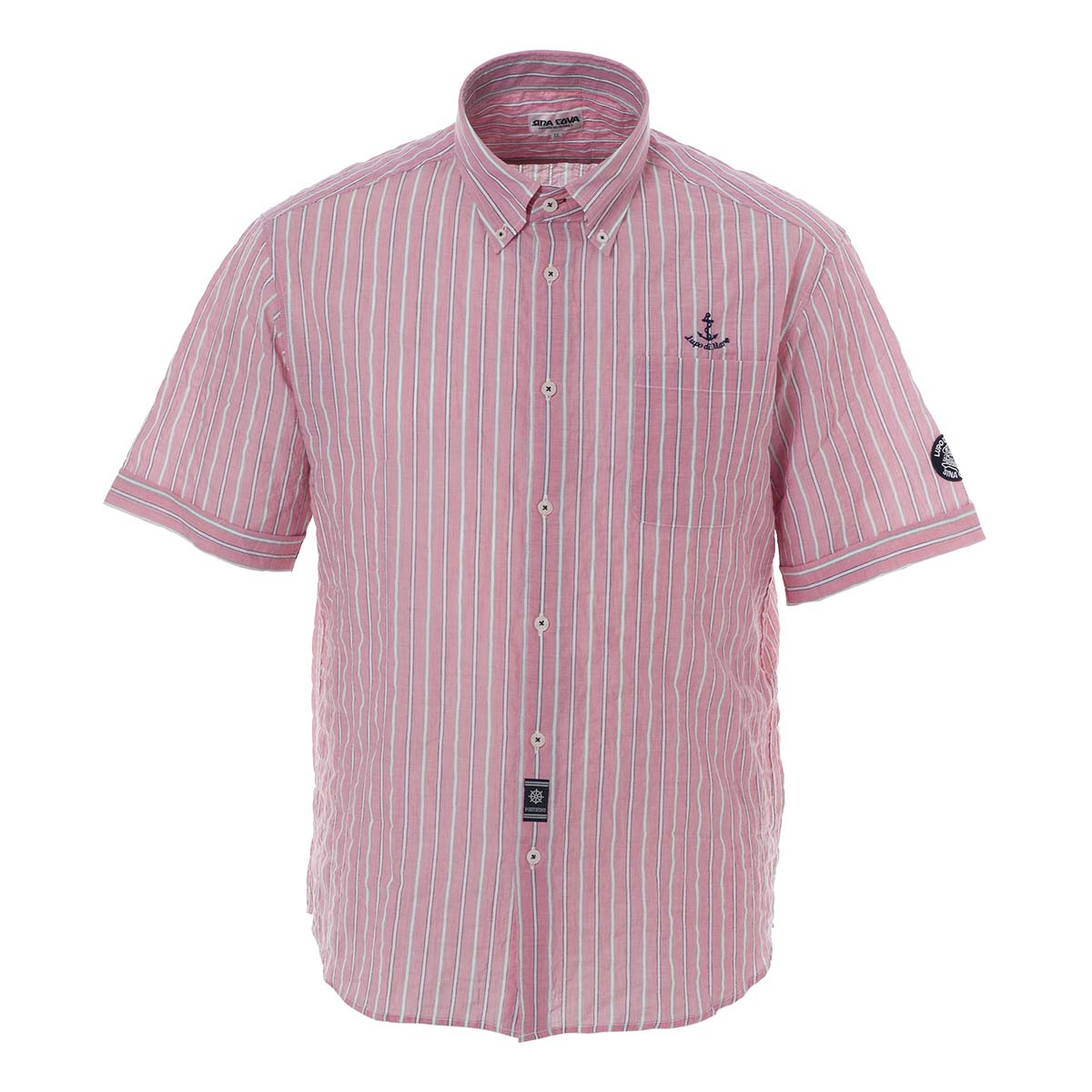 Short -sleeved button down shirt 20134530