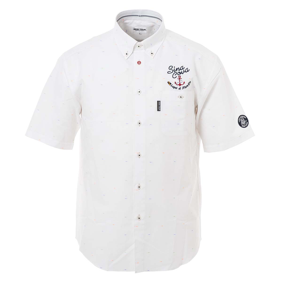 Short -sleeved button down shirt 21114510