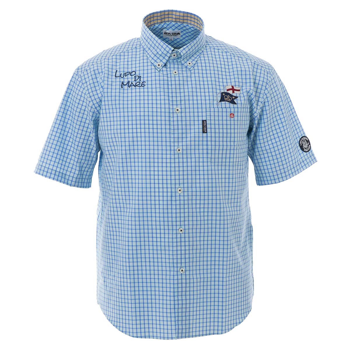 【アウトレット】シナコバ (SINA COVA) 半袖ボタンダウンシャツ 21114520