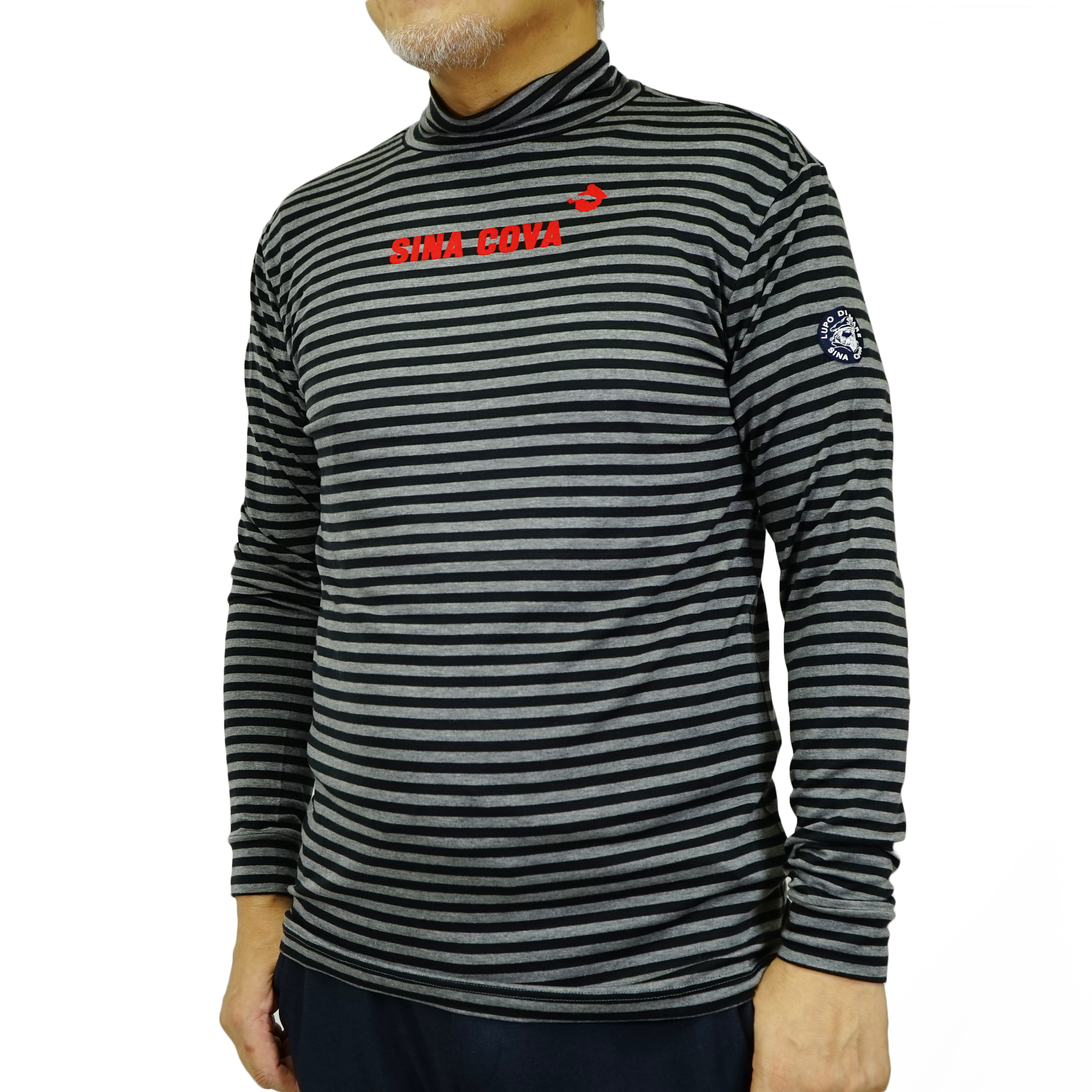 【アウトレット】長袖オフタートルTシャツ 21250010