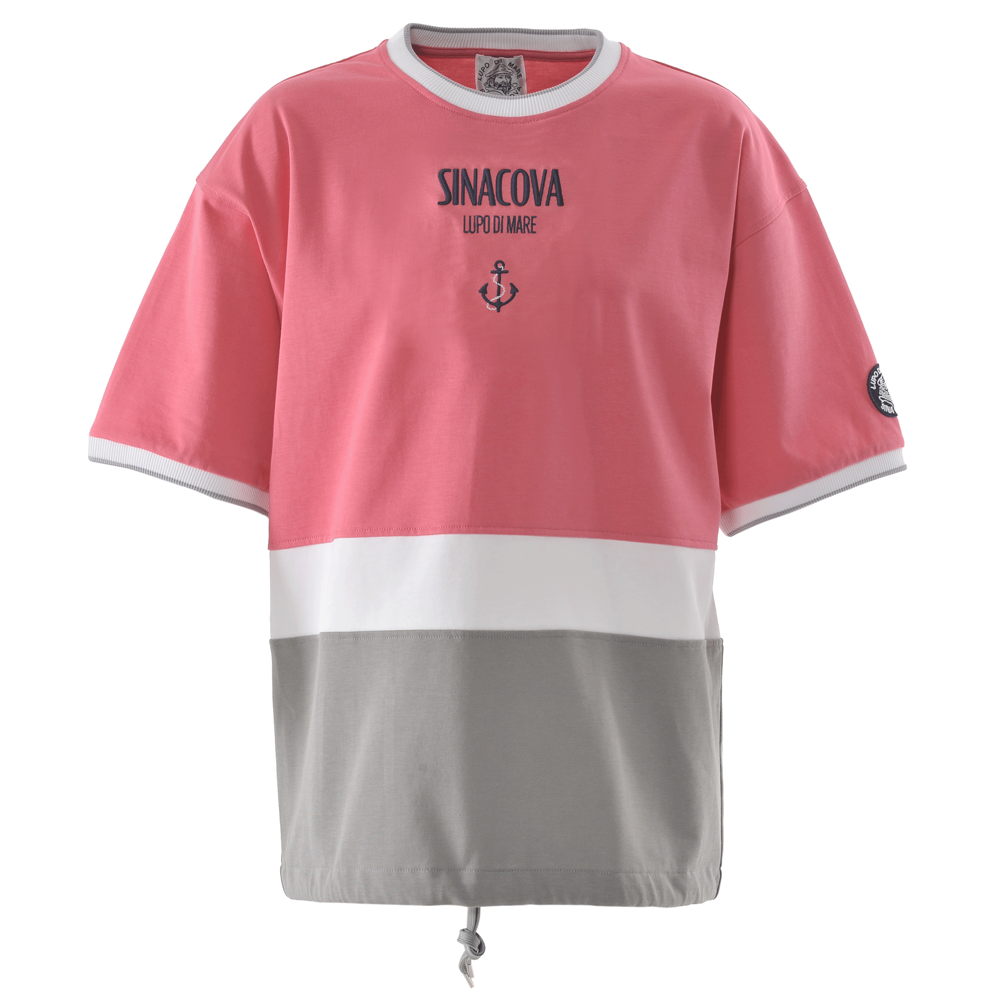 半袖切替プルオーバー 切替Tシャツ ユニセックス(男女兼用) サイズS~LL 23110550