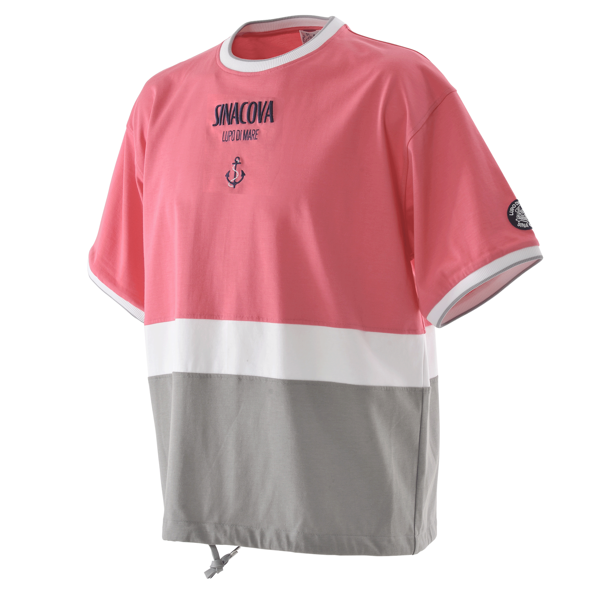 半袖切替プルオーバー 切替Tシャツ ユニセックス(男女兼用) サイズS~LL 23110550