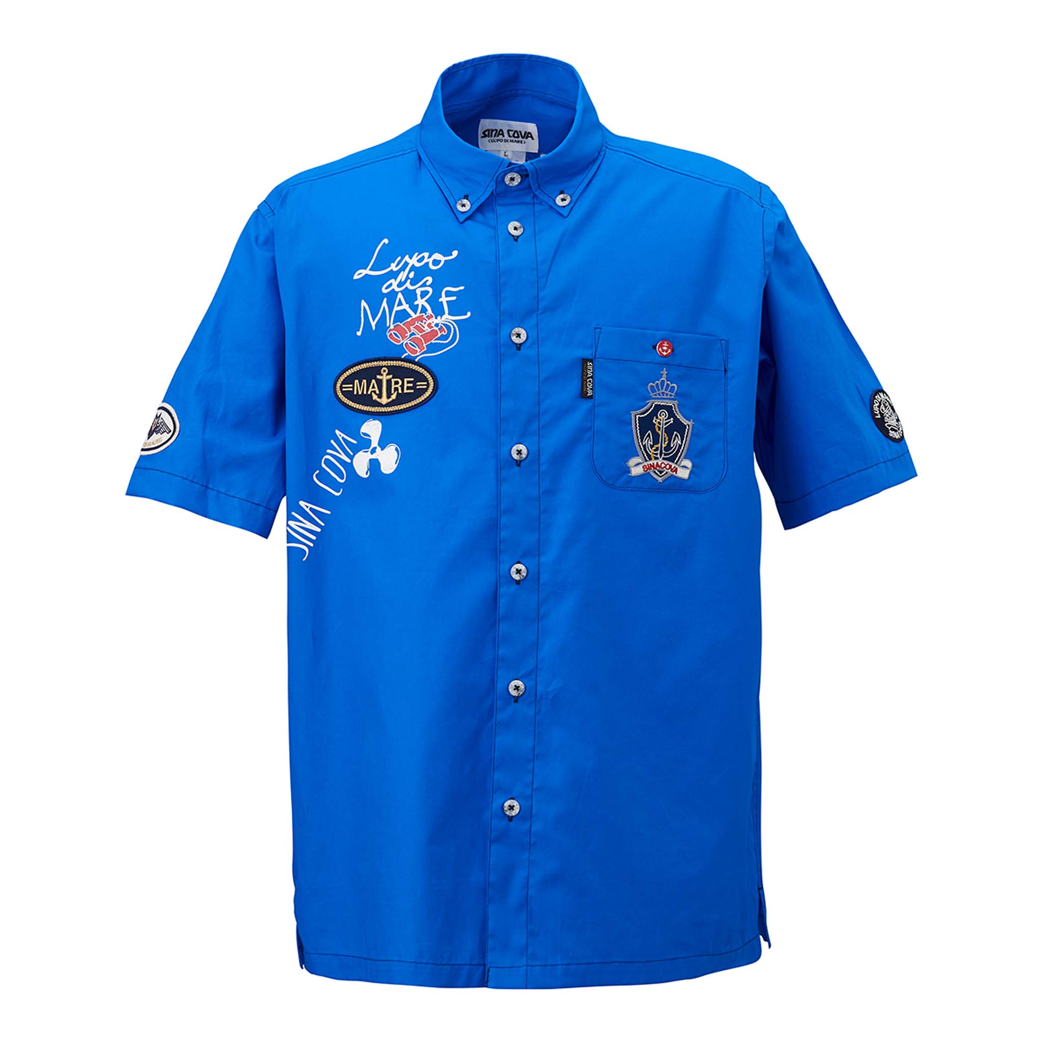 【アウトレット】シナコバ (SINA COVA) 半袖 ボタンダウンシャツ 22114530