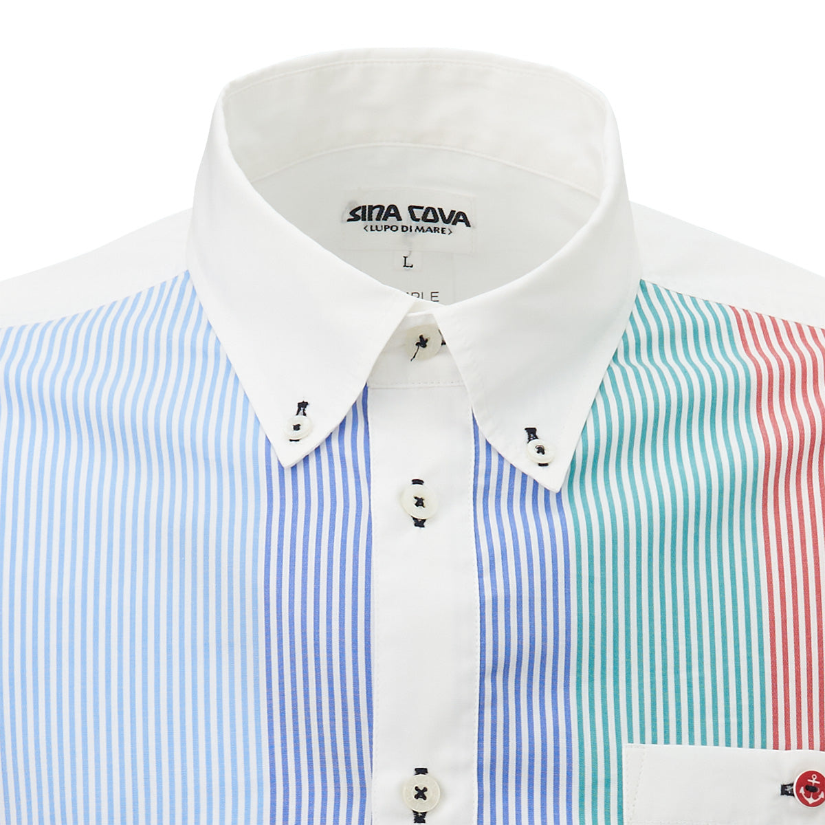 【アウトレット】シナコバ (SINA COVA) 長袖ボタンダウンシャツ 22124020