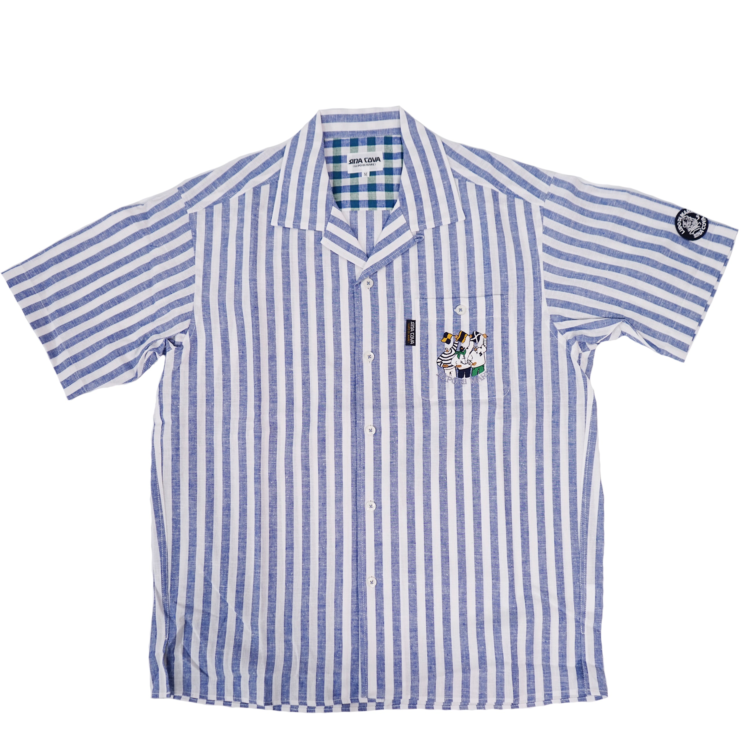 【アウトレット】シナコバ (SINA COVA) オープンカラー半袖シャツ 22124550