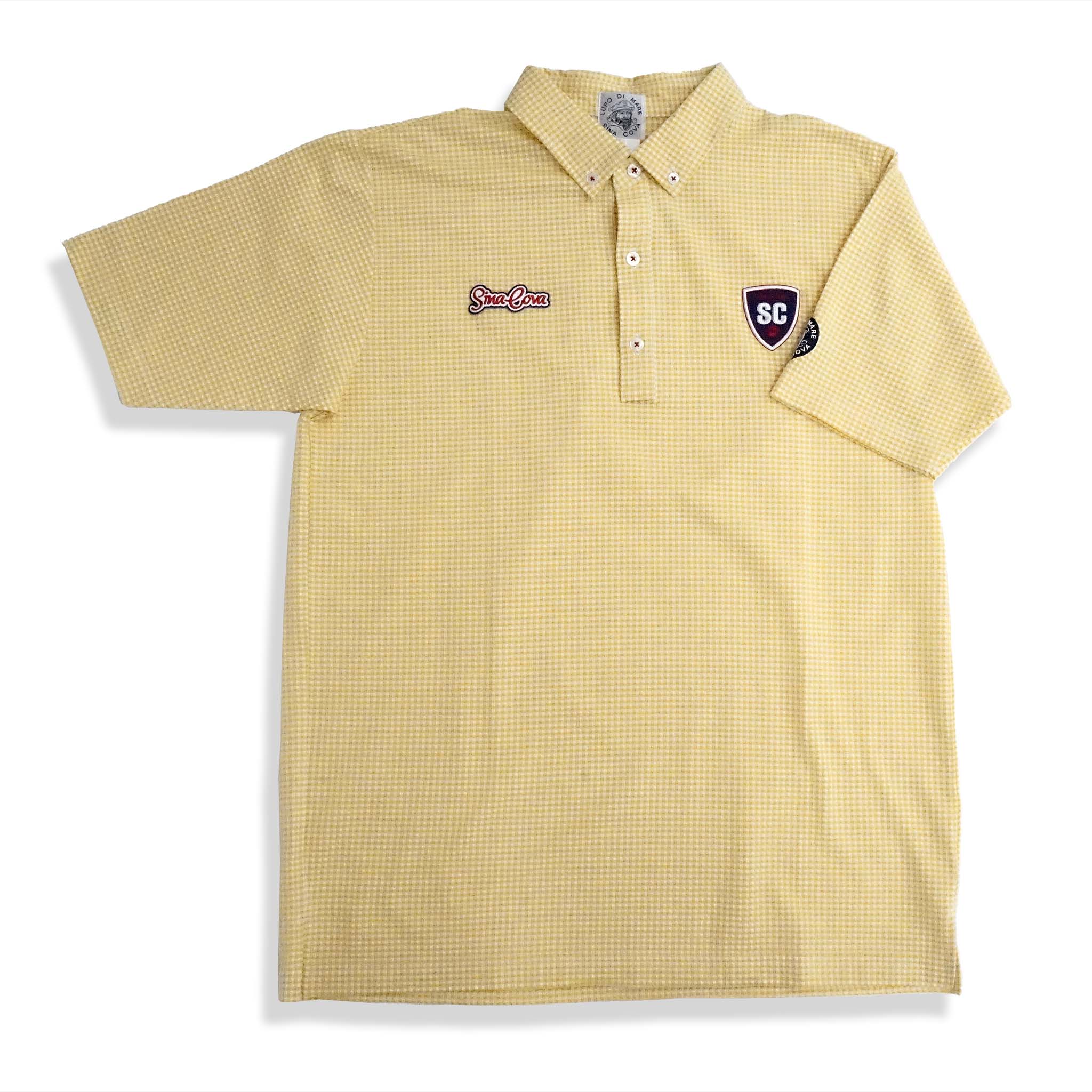 【アウトレット】シナコバ (SINA COVA) チェック柄 半袖 ポロシャツ 22150520