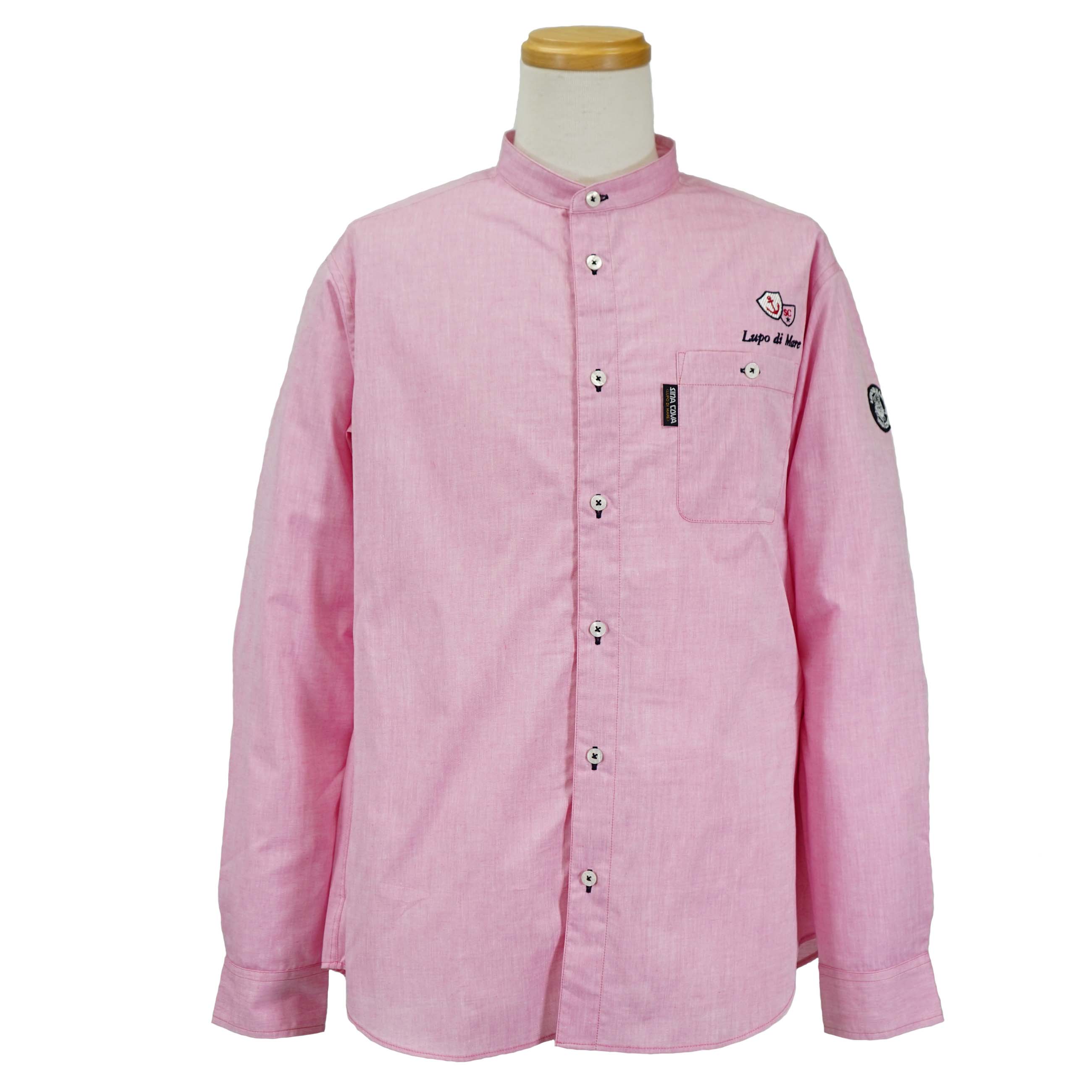 【アウトレット】シナコバ (SINA COVA) バンドカラーシャツ 22124030