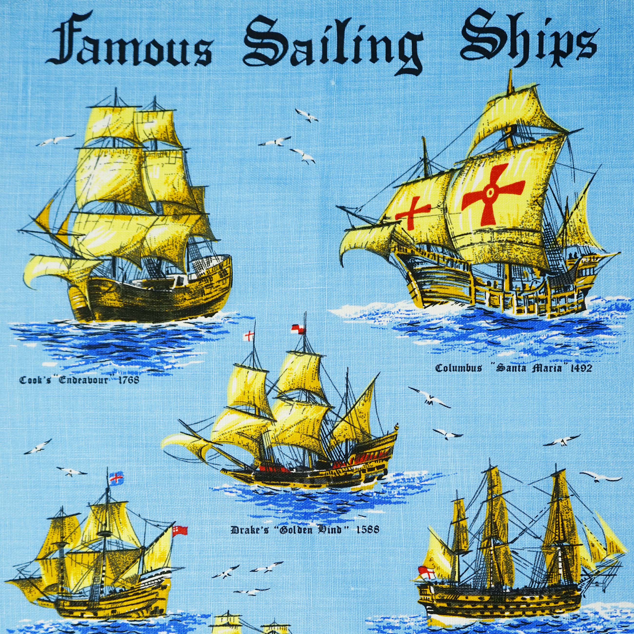 ティータオル Famous Sailing Ships 57000670