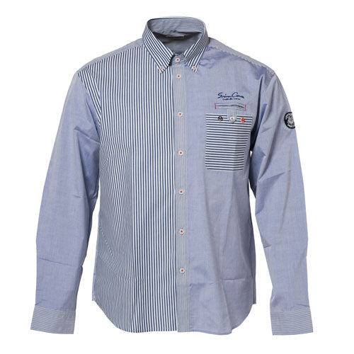 [Outlet] Long sleeve button-down shirt 18124010
