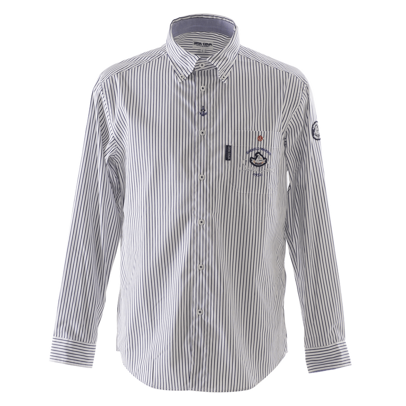 [Official] SINA COVA Long Sleeve Striped Button-Down Shirt 23214010