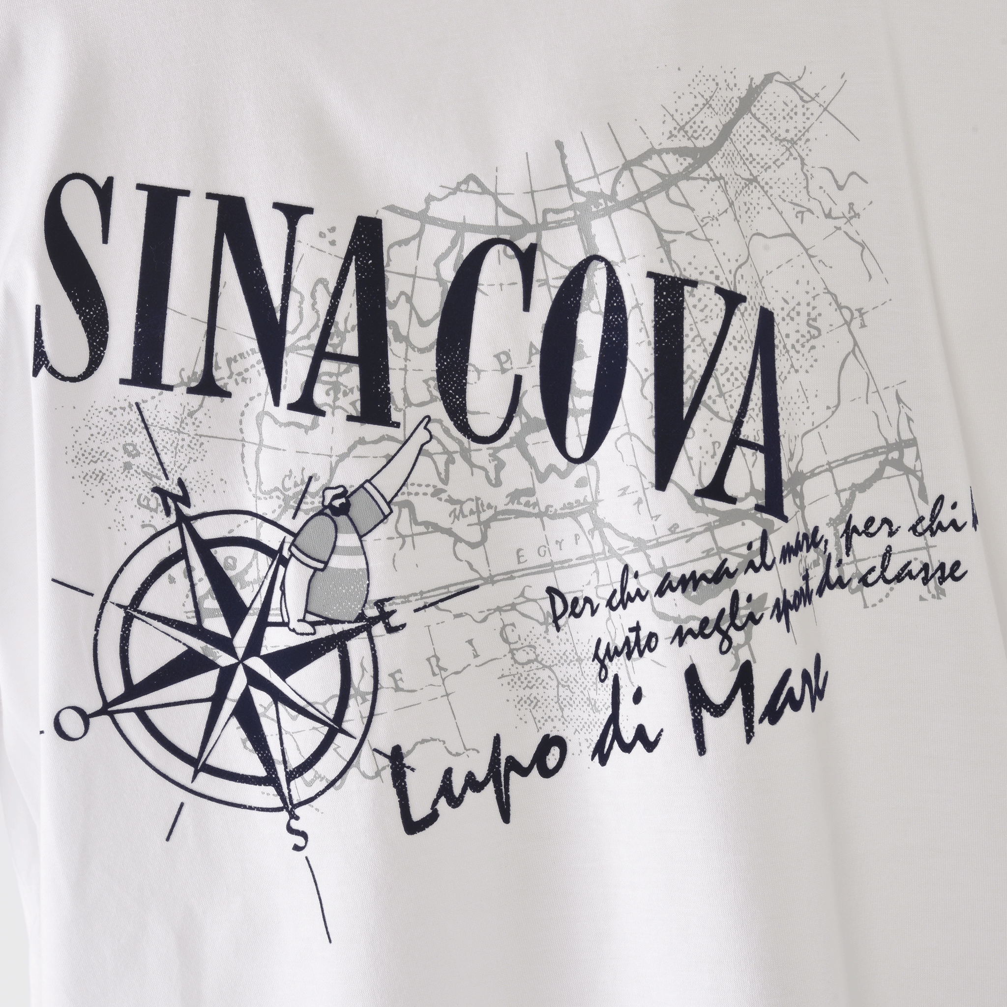 [Official] SINA COVA King Size Back Print Short Sleeve T-Shirt 24110626