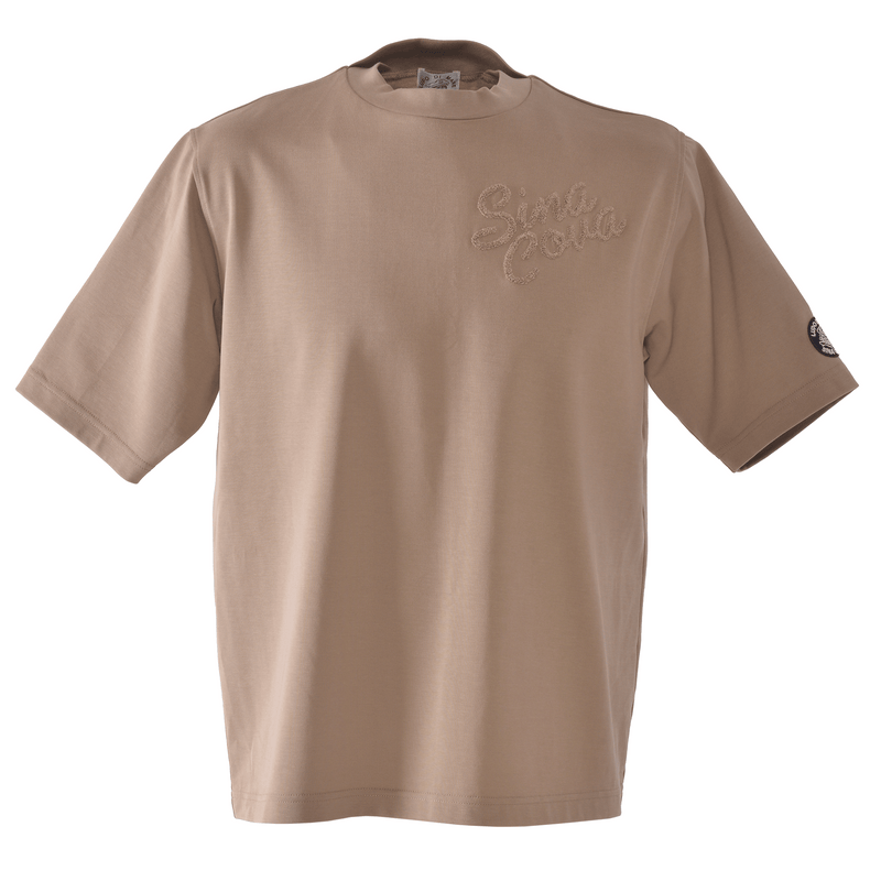 【公式】シナコバ （SINA COVA）モックネック5分袖Ｔシャツ 25130510