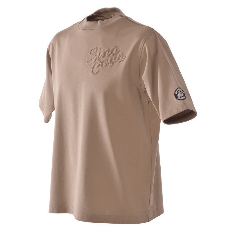 【公式】シナコバ （SINA COVA）モックネック5分袖Ｔシャツ 25130510