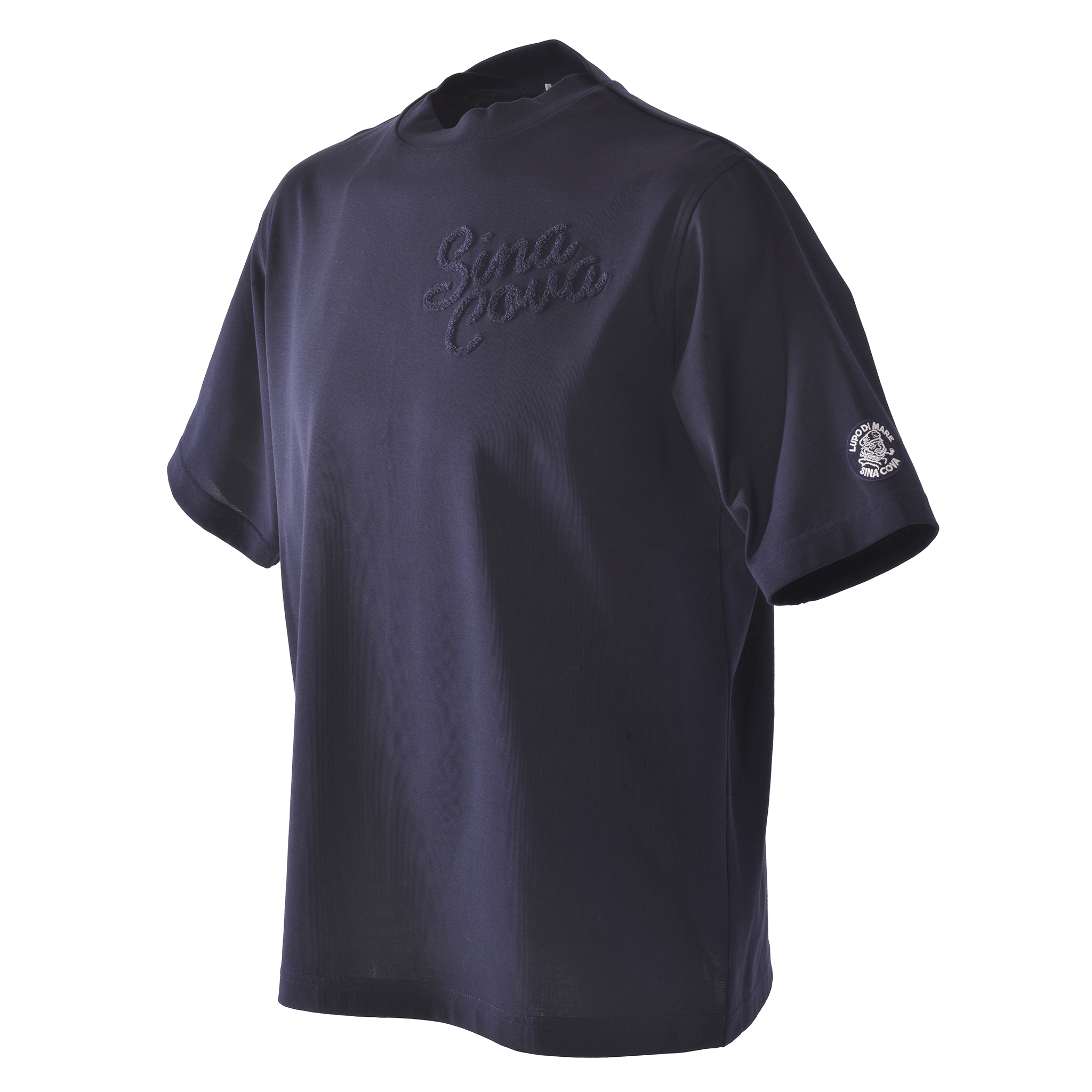 【公式】シナコバ （SINA COVA）モックネック5分袖Ｔシャツ 25130510