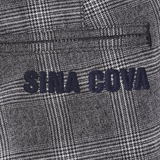 【公式】シナコバ（SINA COVA）チェック柄 ノータックパンツ　24255020