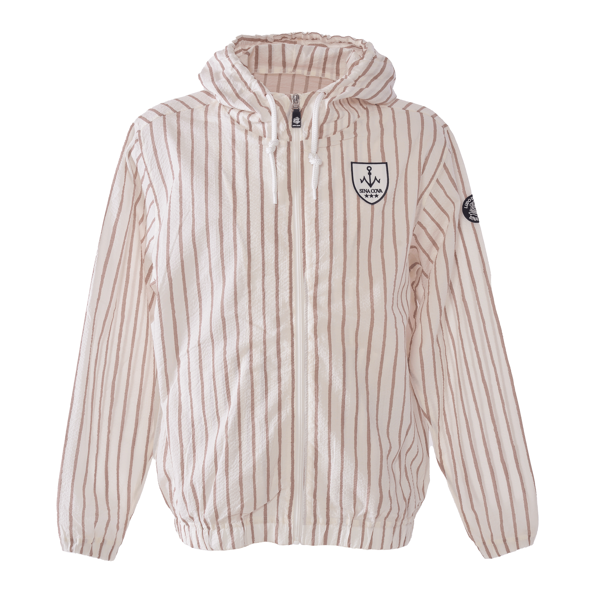 Zip-up shirt hoodie 26133040