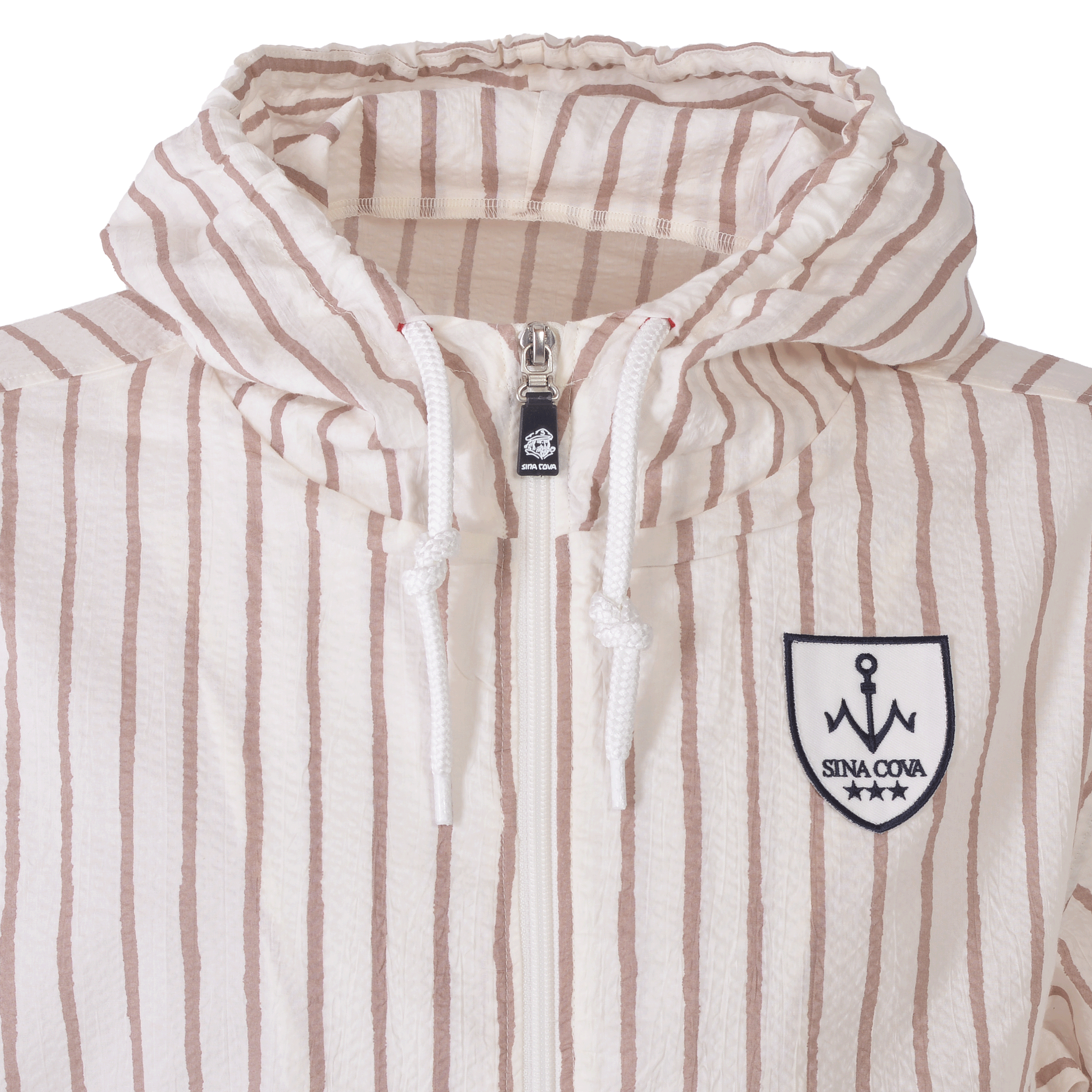 Zip-up shirt hoodie 26133040