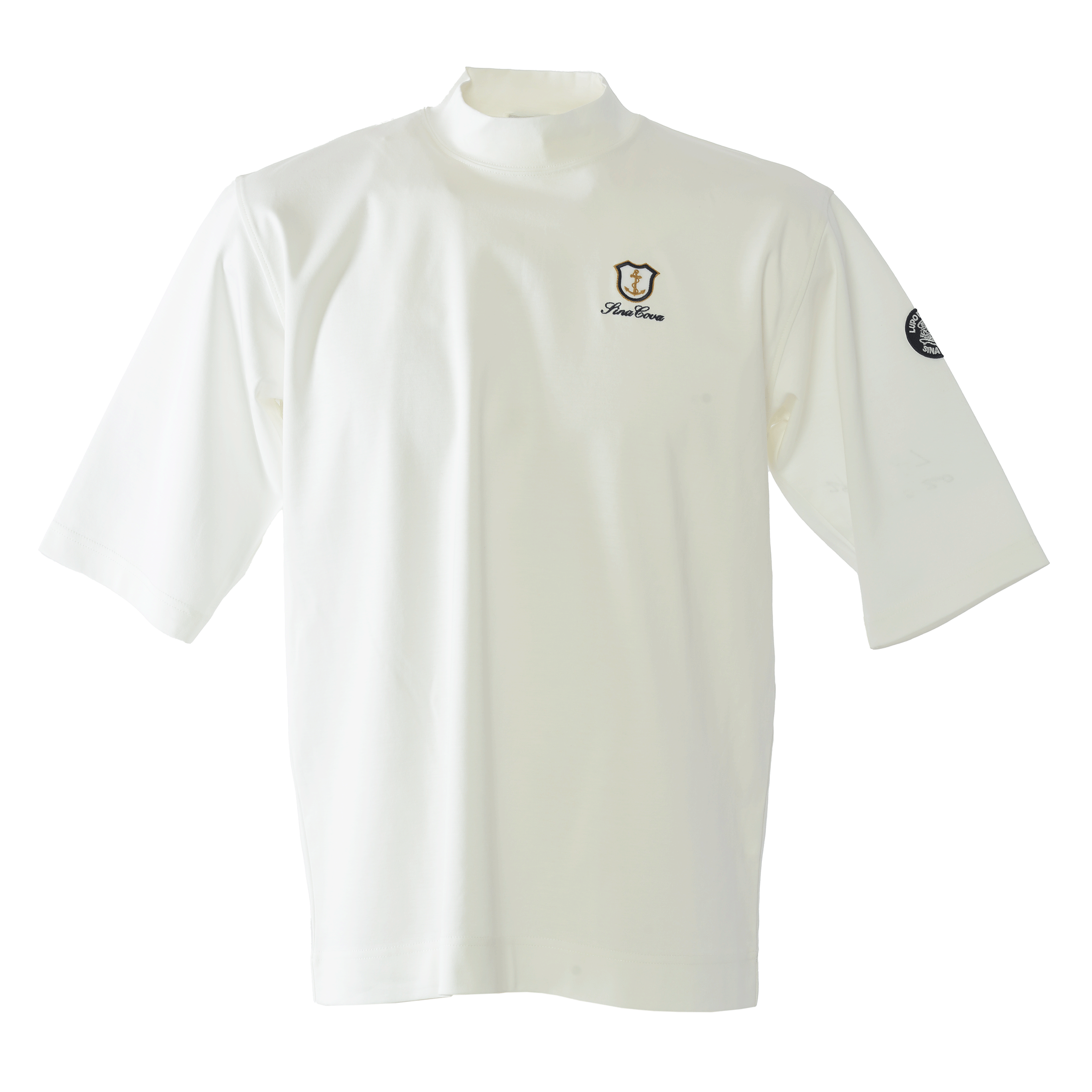 Half-sleeve mock neck T-shirt 26130510