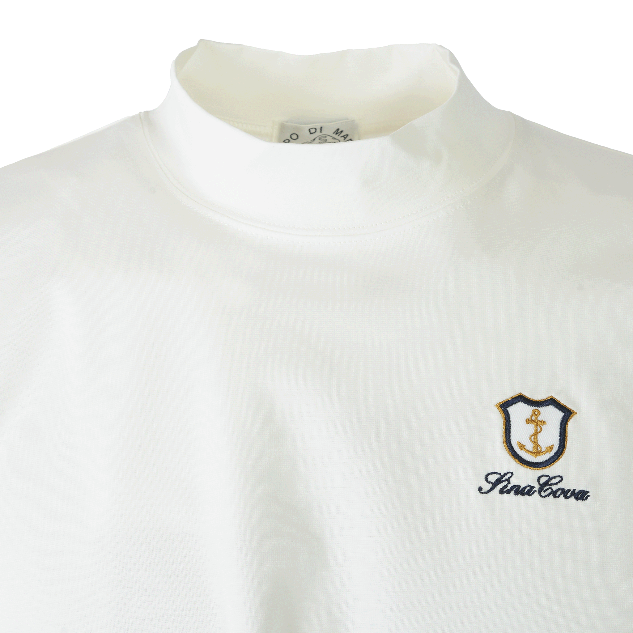 Half-sleeve mock neck T-shirt 26130510