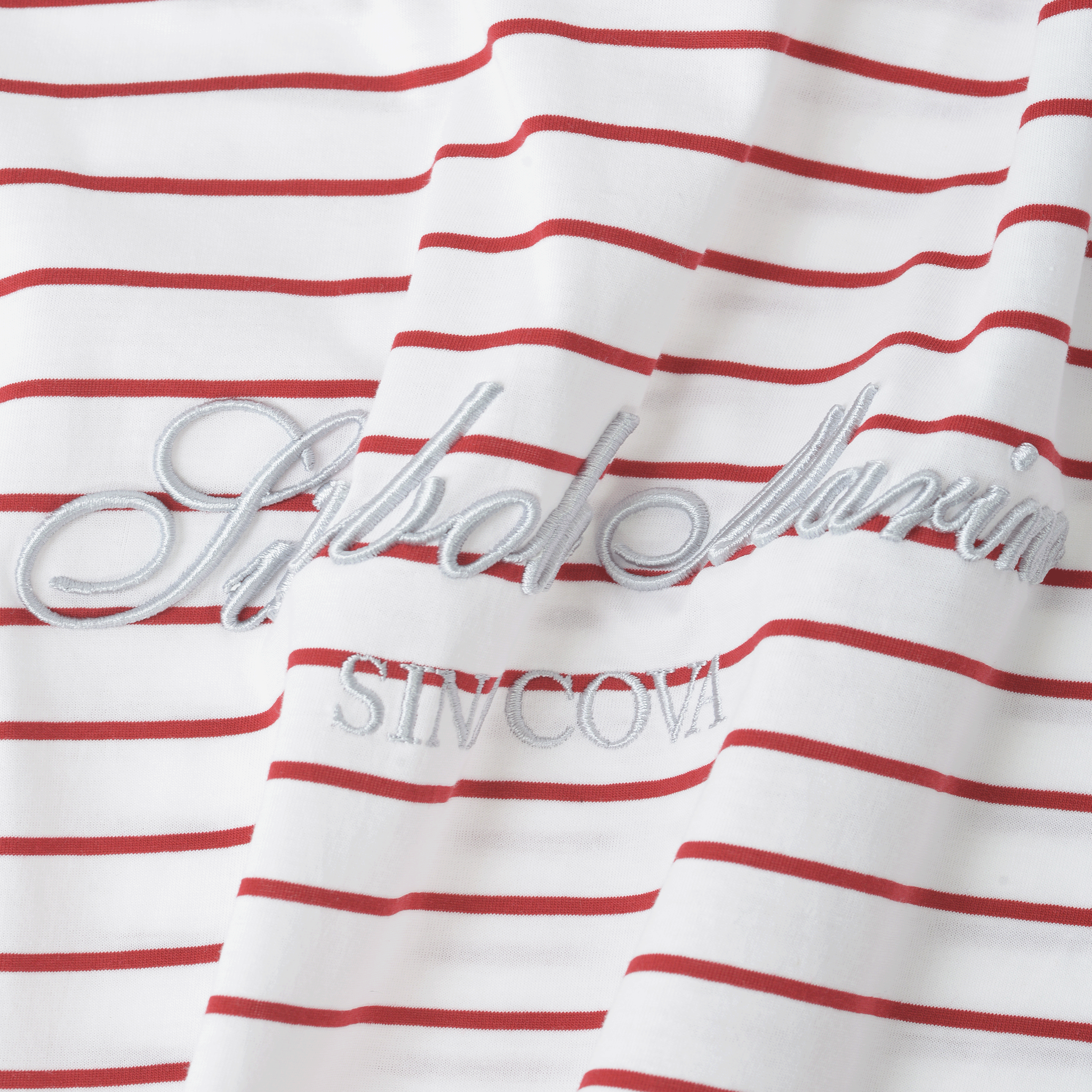 Striped drop shoulder T-shirt 26110570