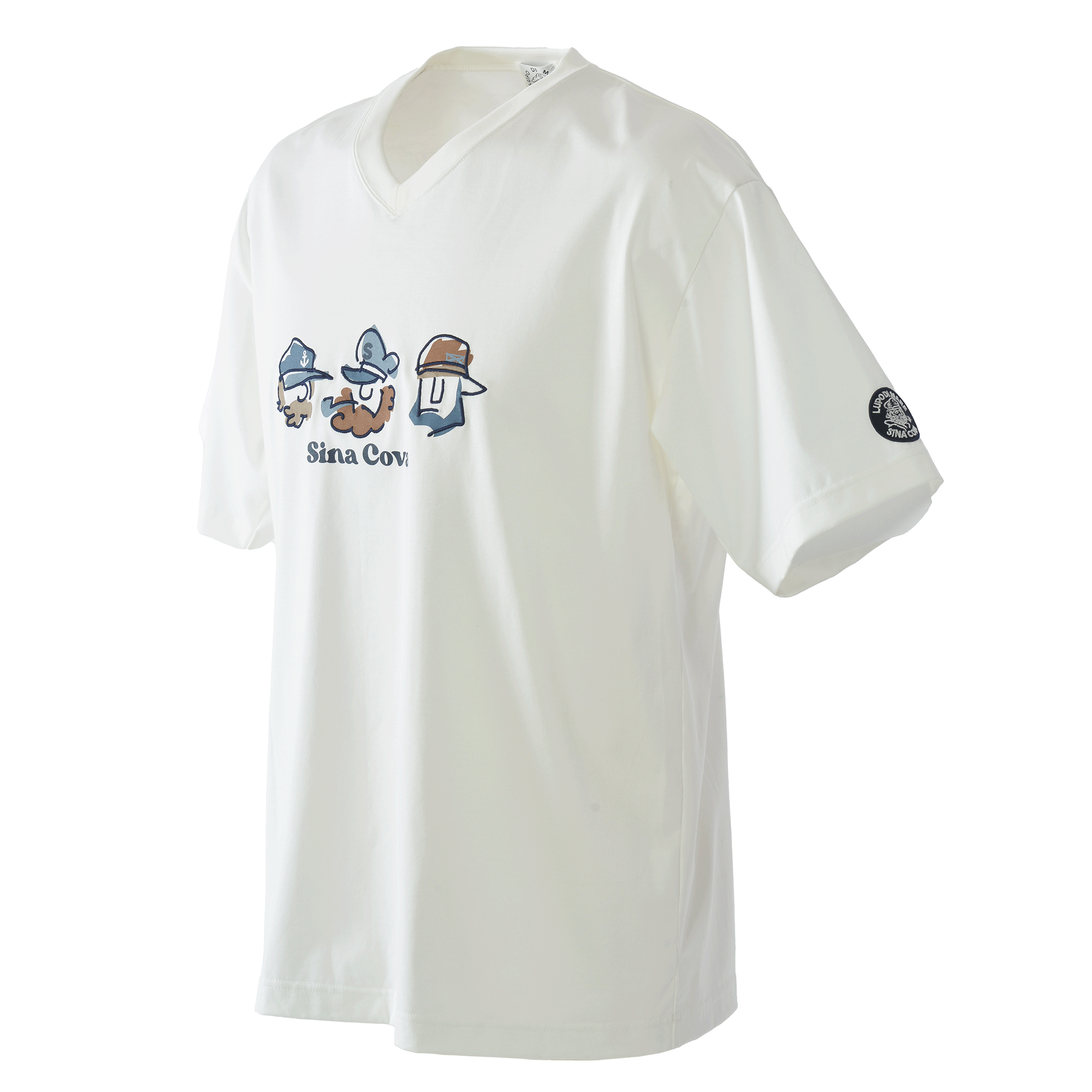 V-neck short-sleeved T-shirt 26120560