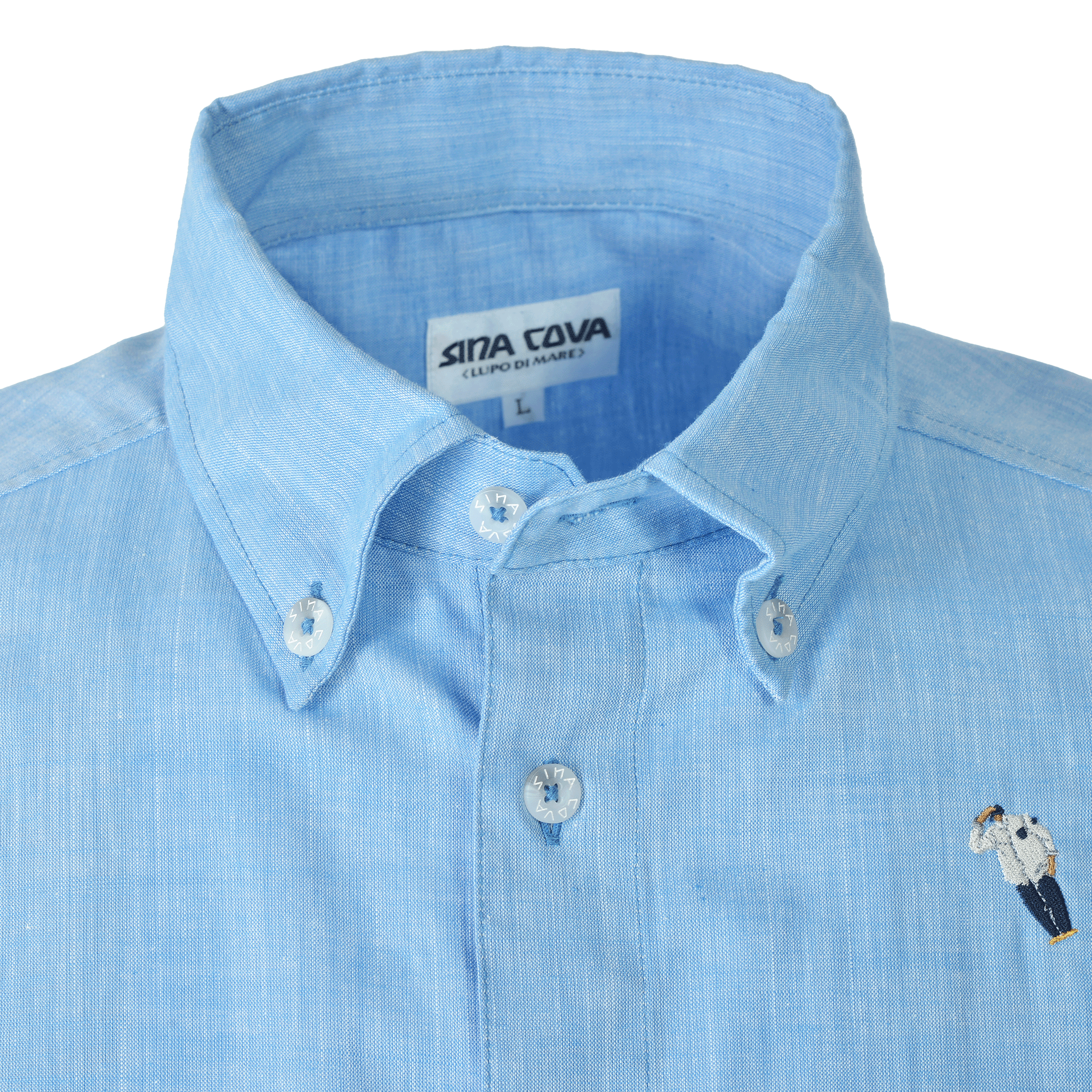 Short-sleeved button-down shirt 26124550