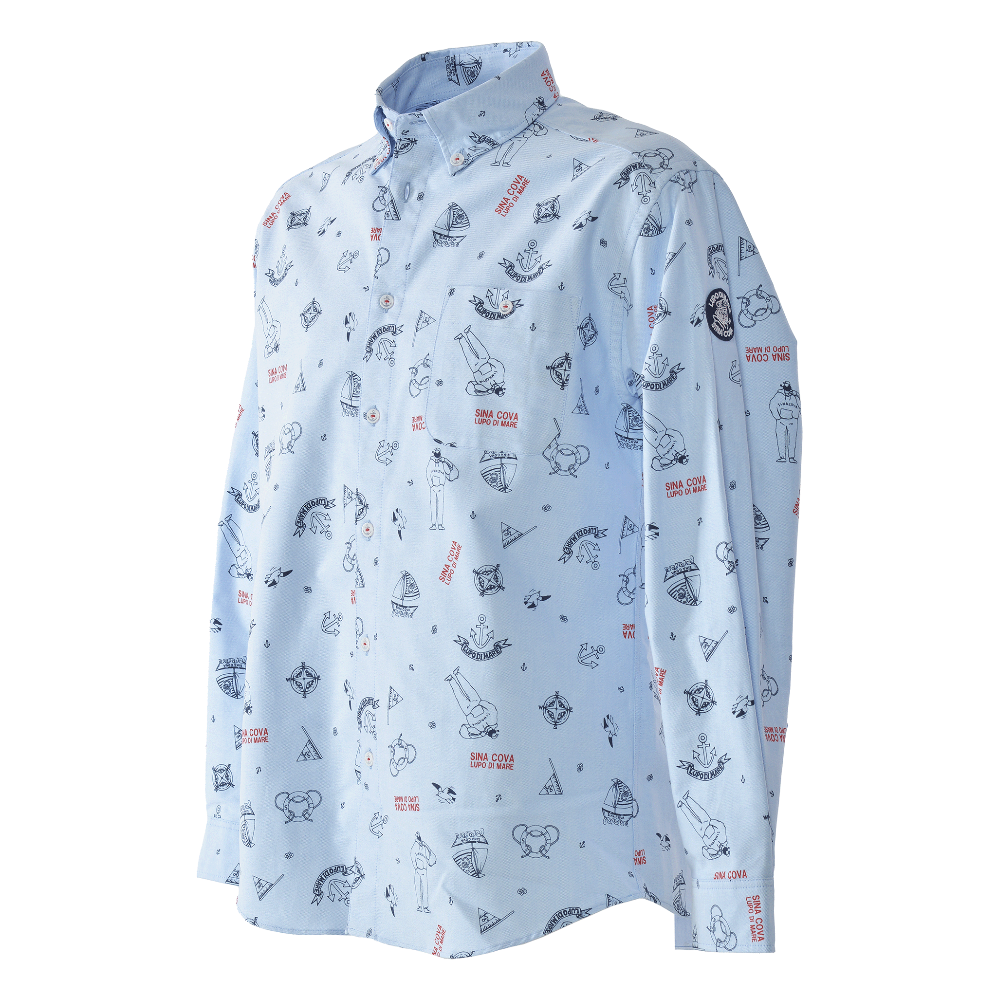 Long-sleeve Button-down Shirt 26224030