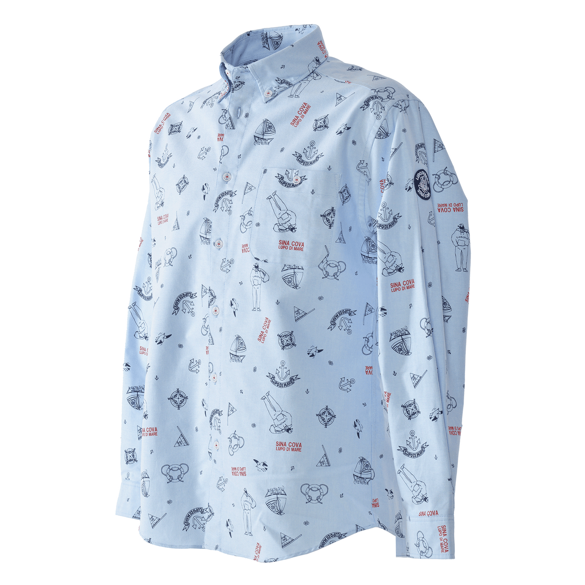 King Size Long-Sleeve Button-Down Shirt 26224036