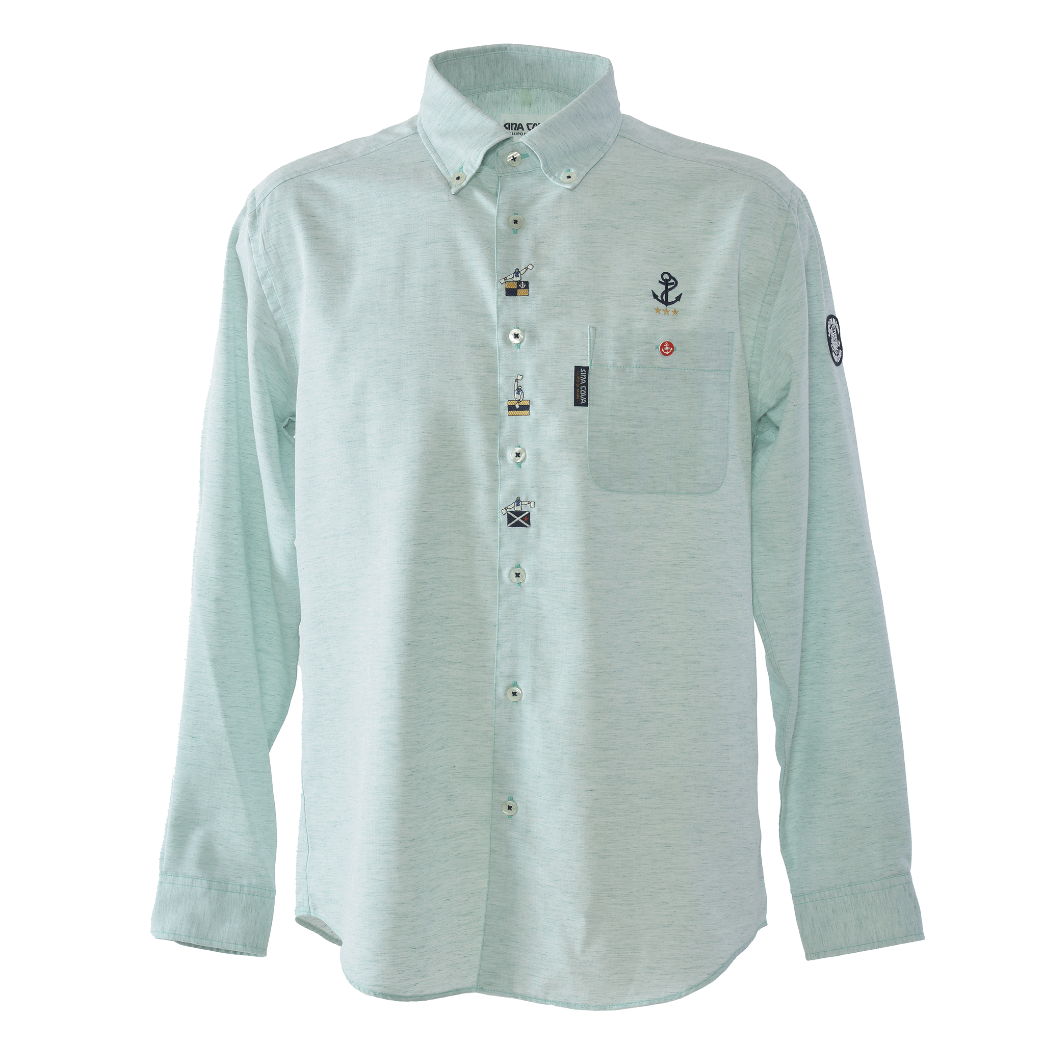 Long-sleeved button-down shirt 26214010